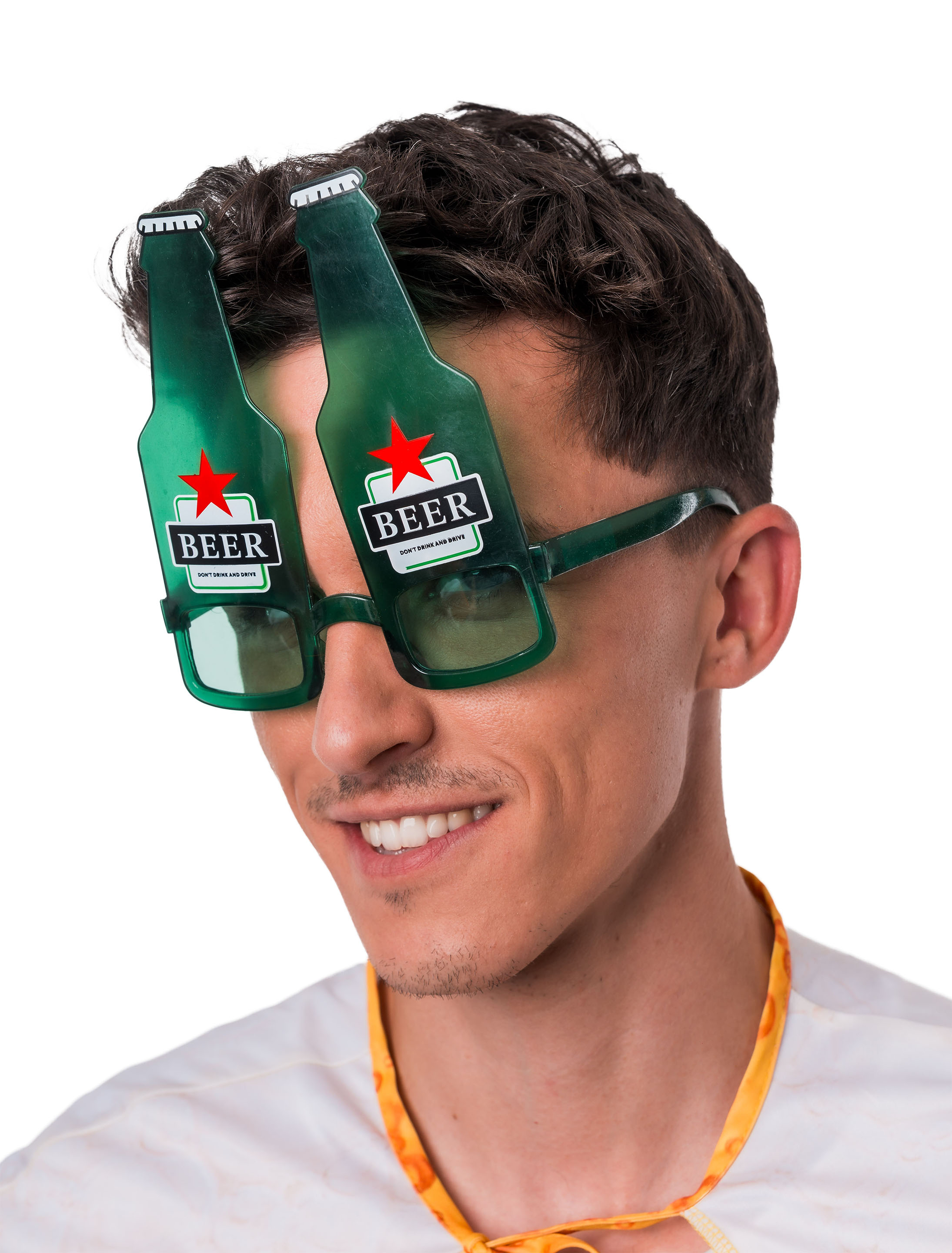Brille Bierflaschen grün