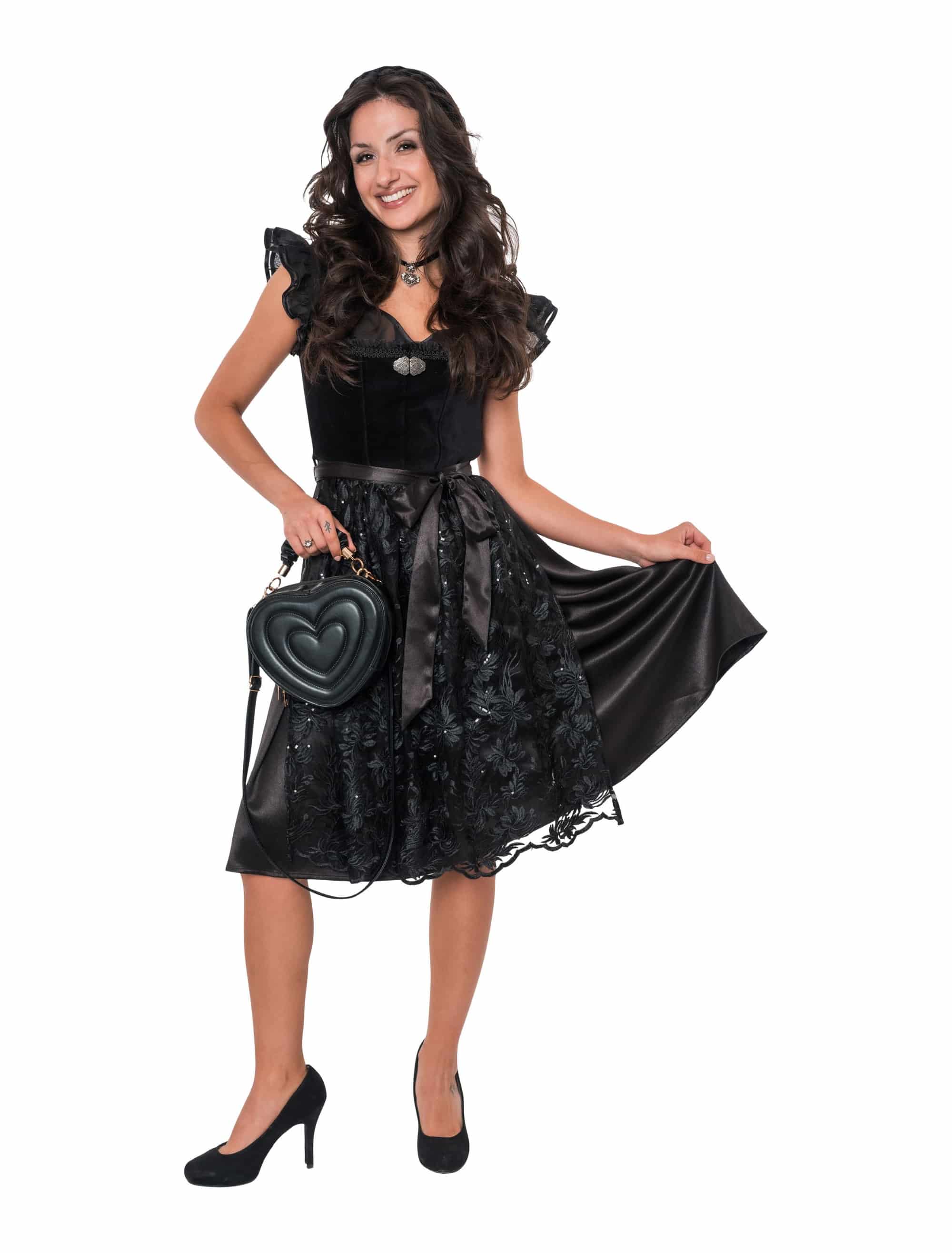 Dirndl Vicki Damen schwarz 36