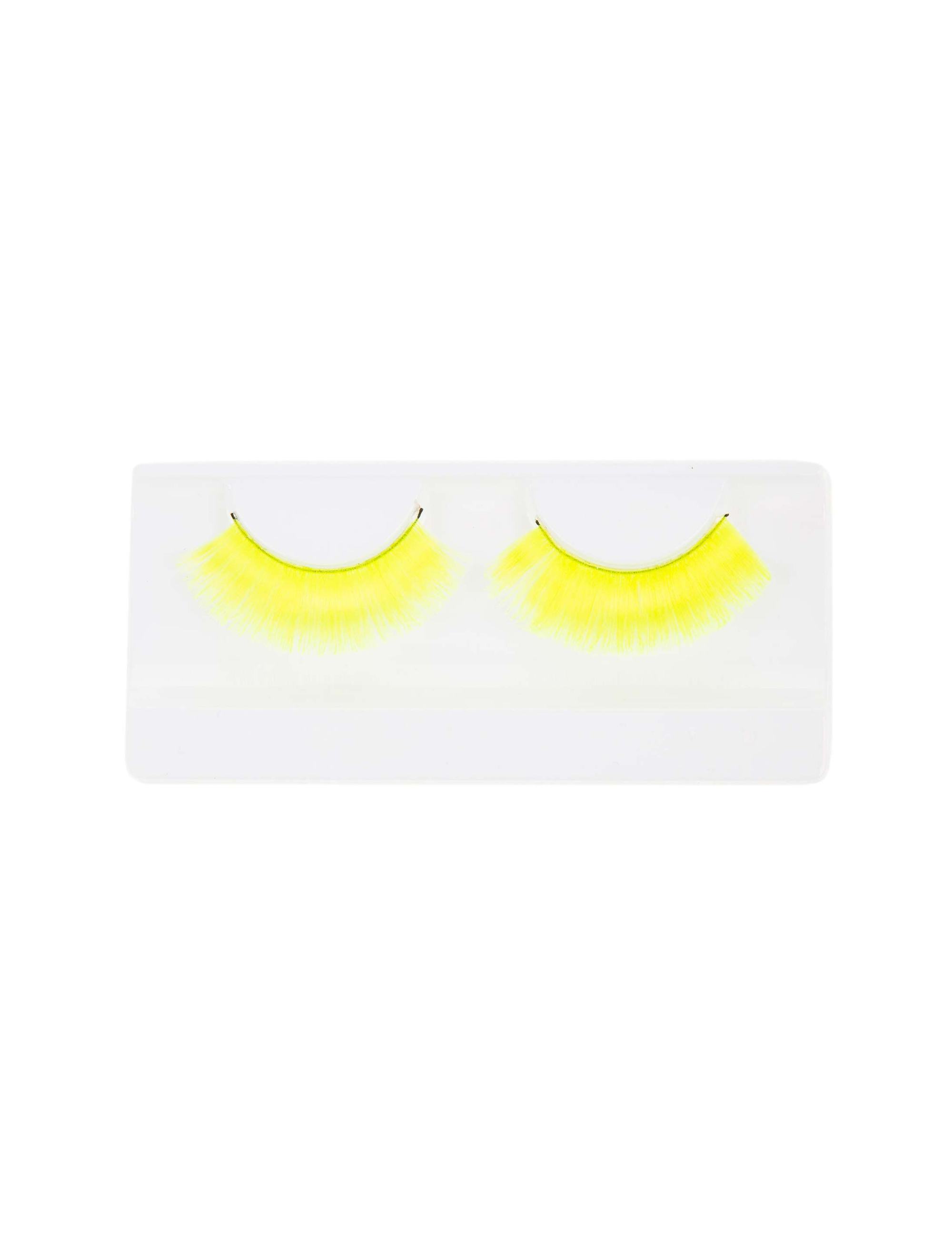 Wimpern neongelb