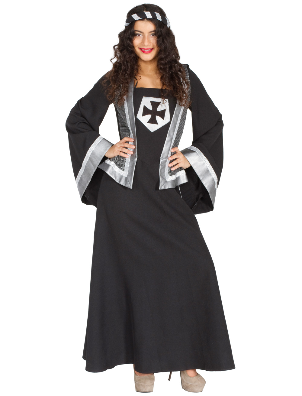 Kleid Ritter Dame schwarz 38