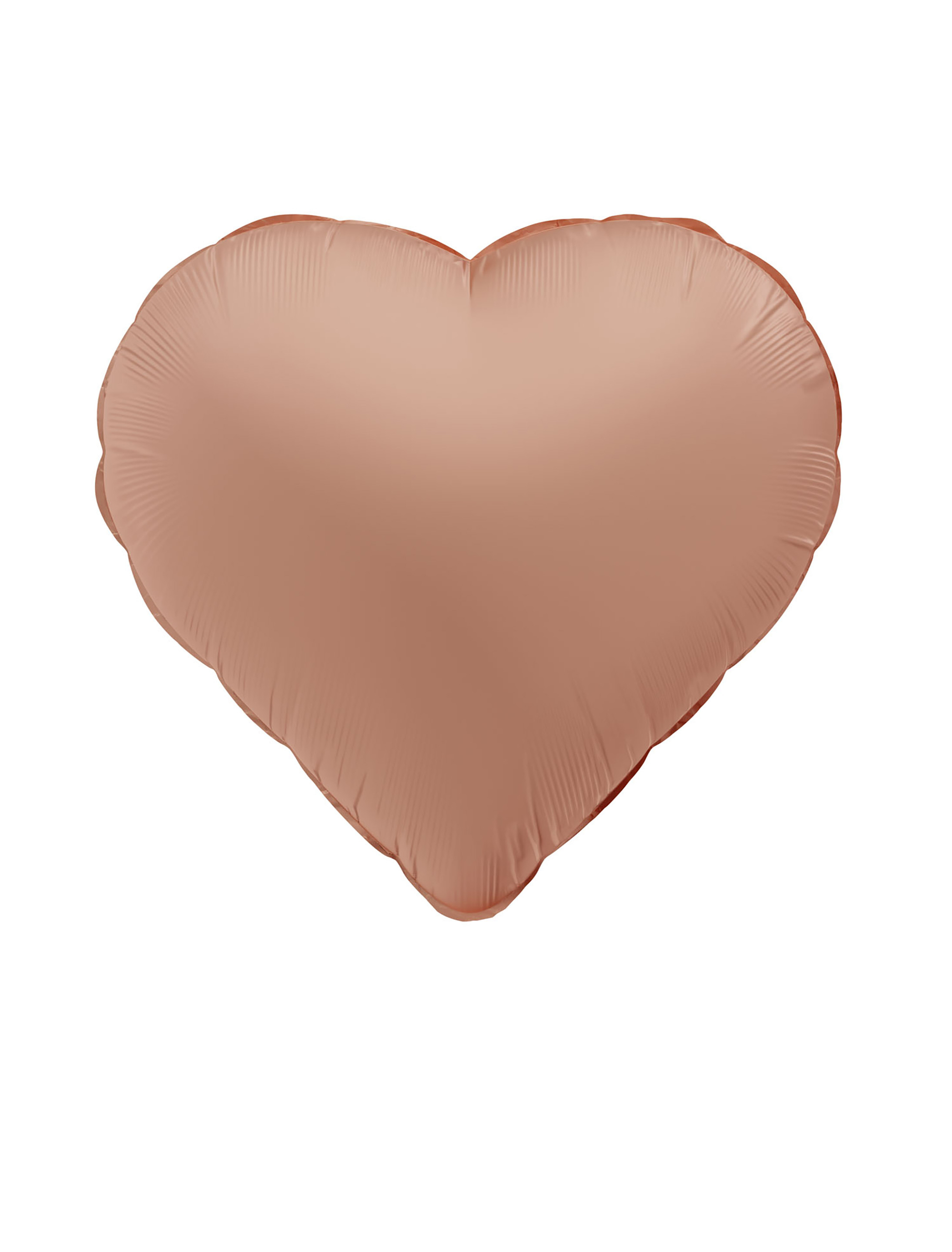 Folienballon Herz S matt rosa