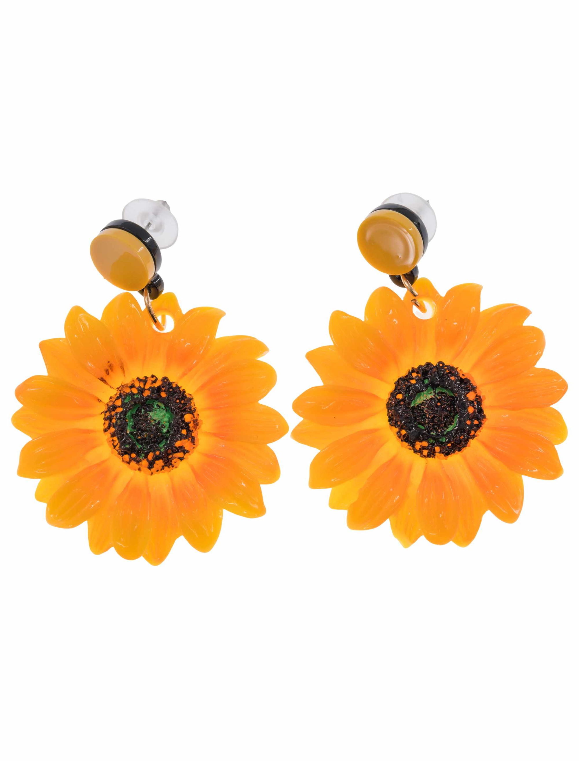 Ohrringe Sonnenblume gelb