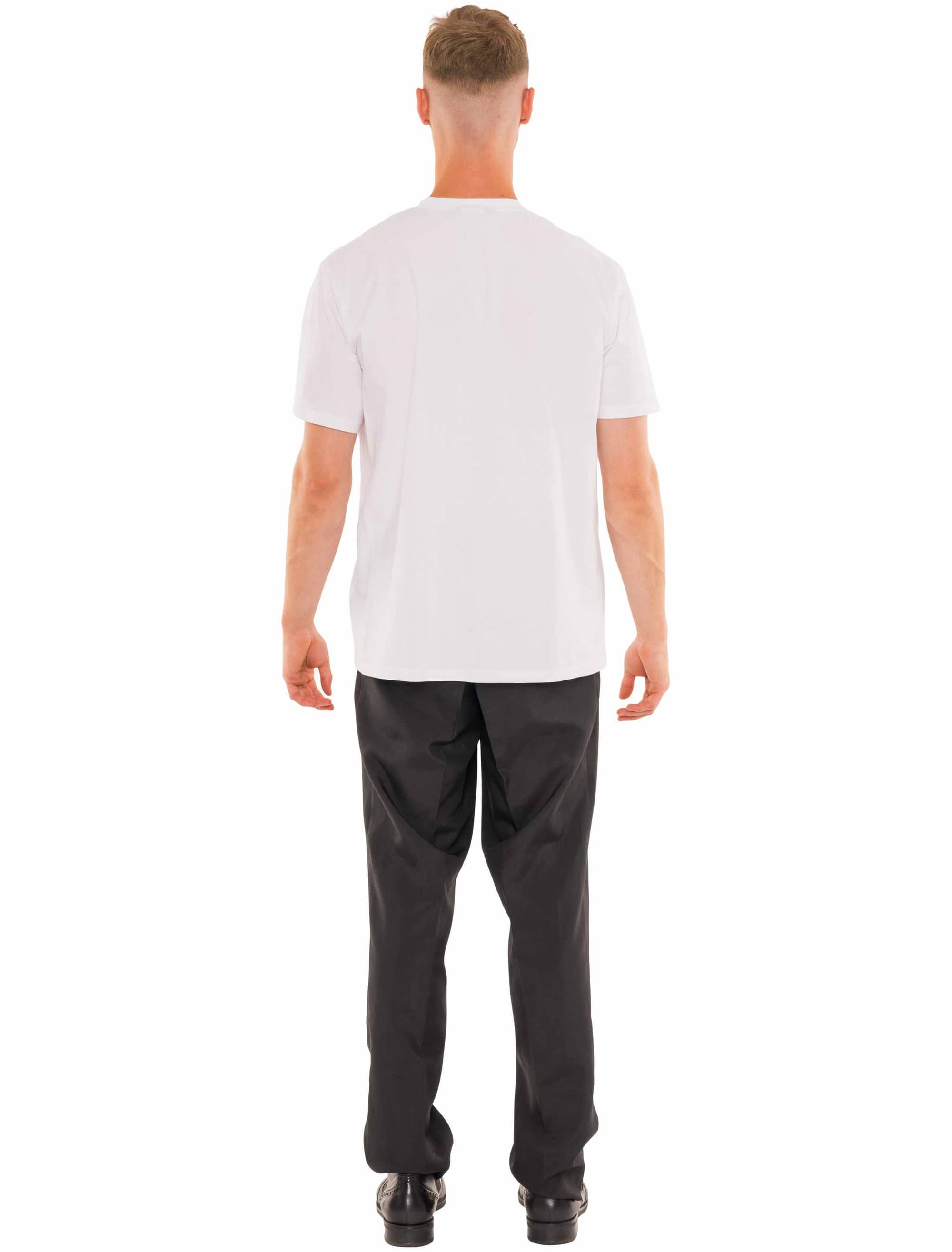 T-Shirt Zahn Herren weiß S/M