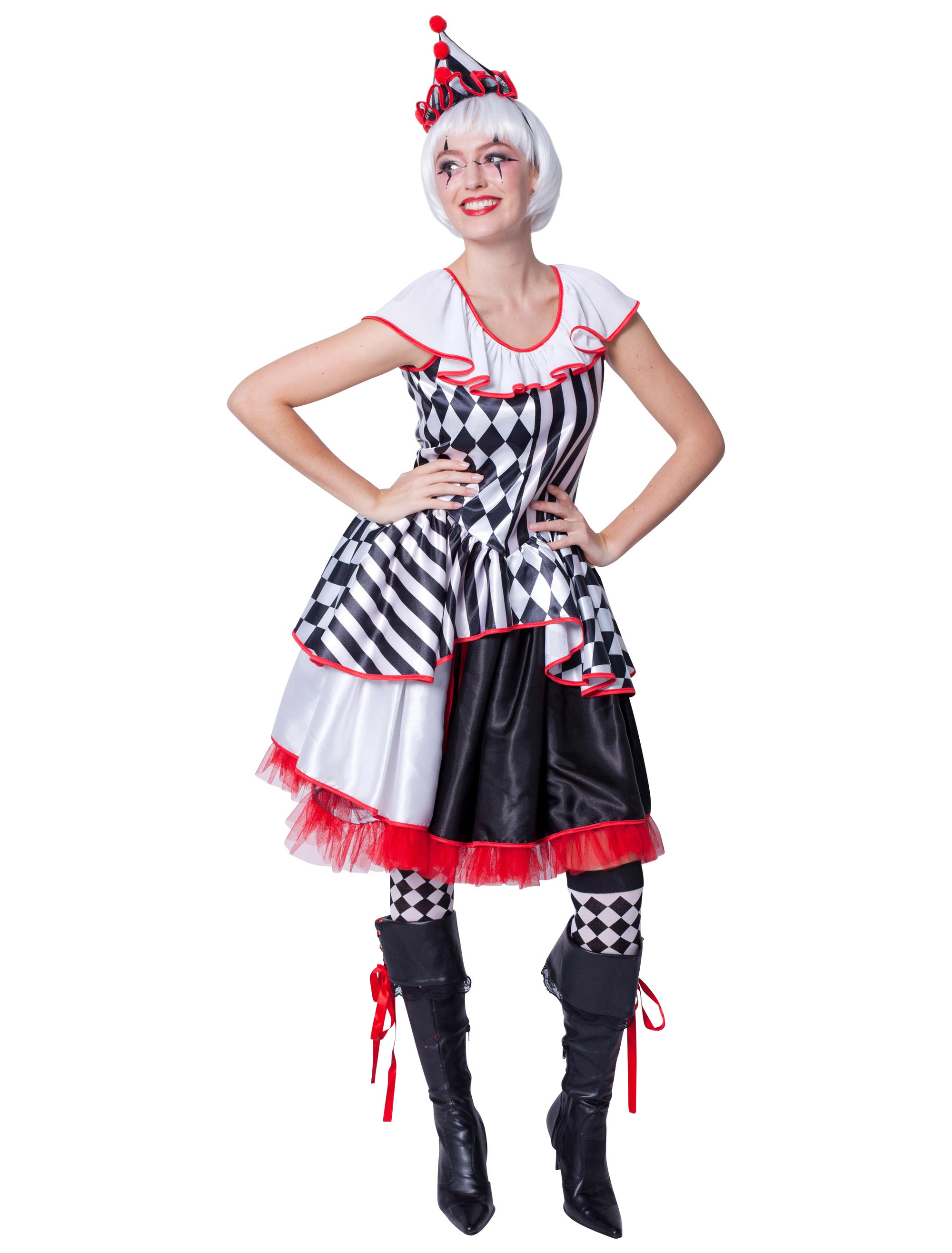 Harlekin Dame 2 tlg. 36