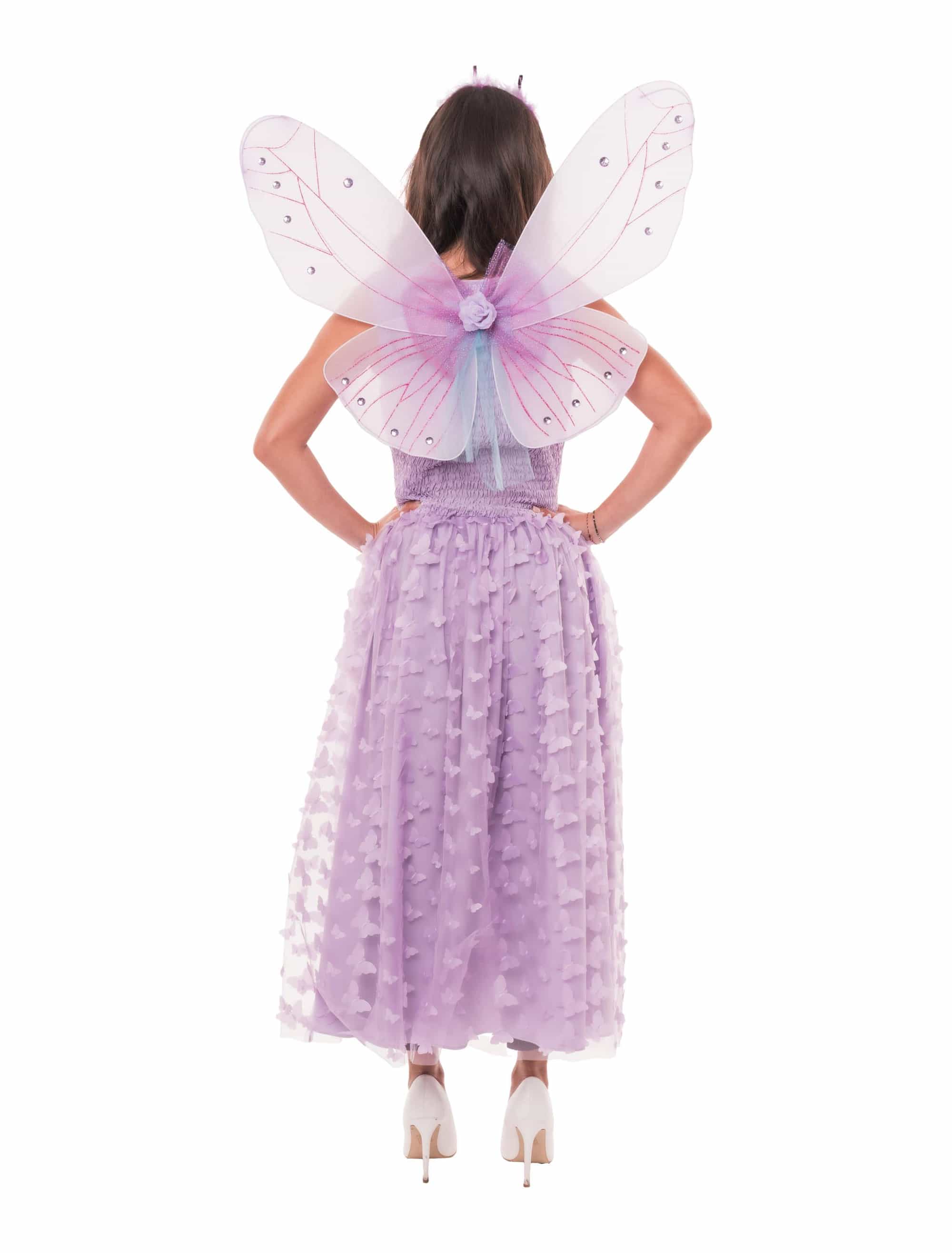 Kleid Schmetterling lila L/XL