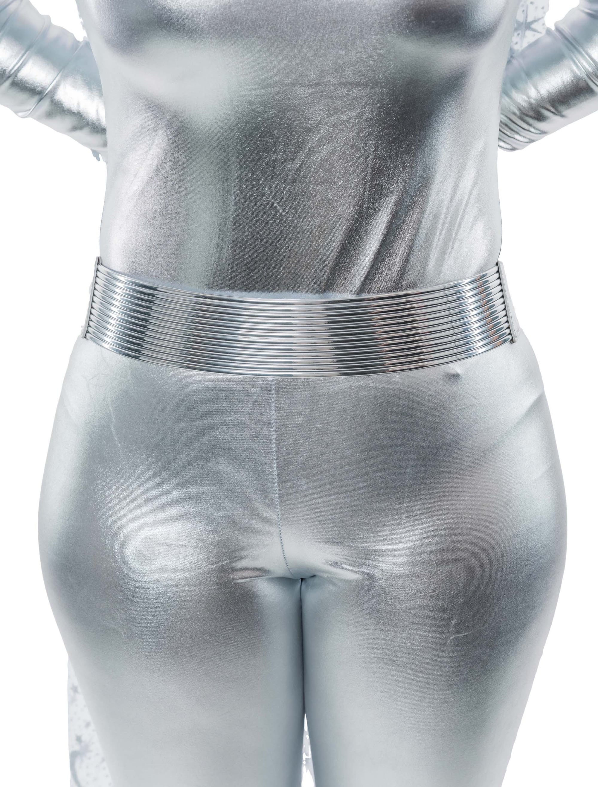 Gürtel Metalloptik silber