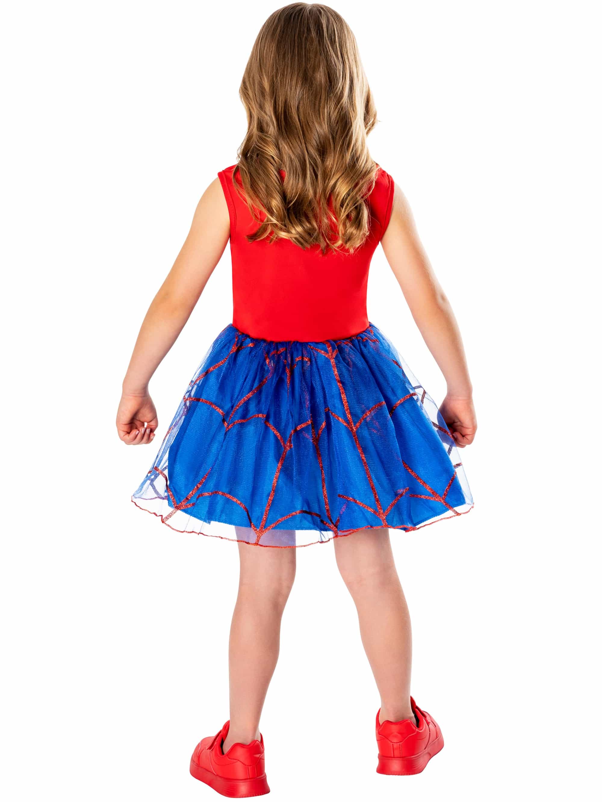 Spider-Girl Deluxe 2-tlg. Kinder rot/blau 5-6 Jahre