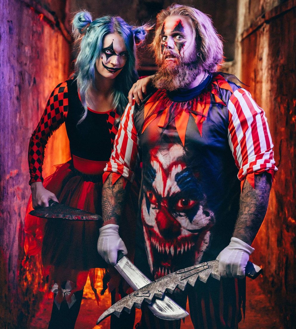 Halloween Gruppenkostüm Horrorclown bei Deiters kaufen