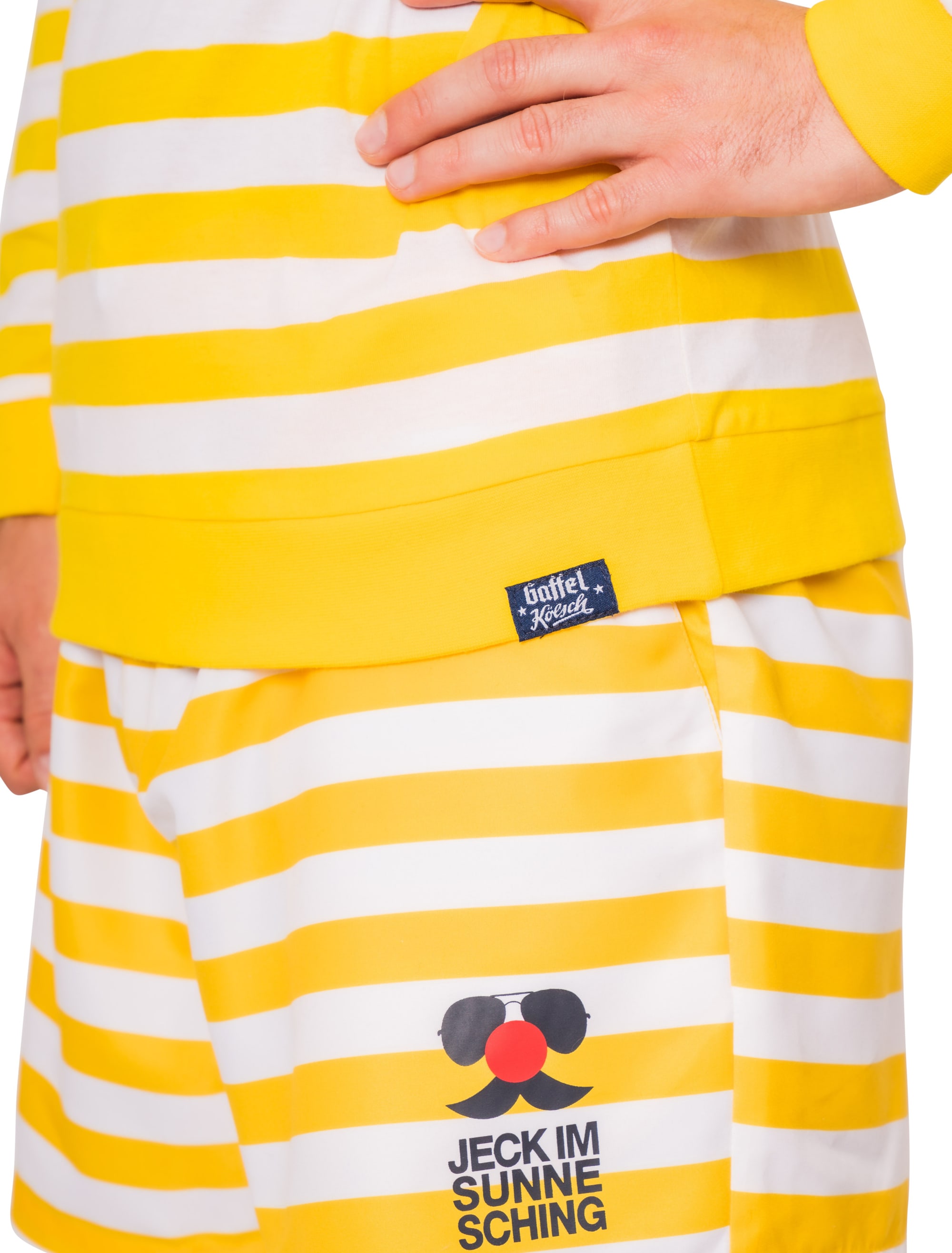 JIS Shirt Jeck im Sunnesching langarm Herren gelb 4XL/5XL