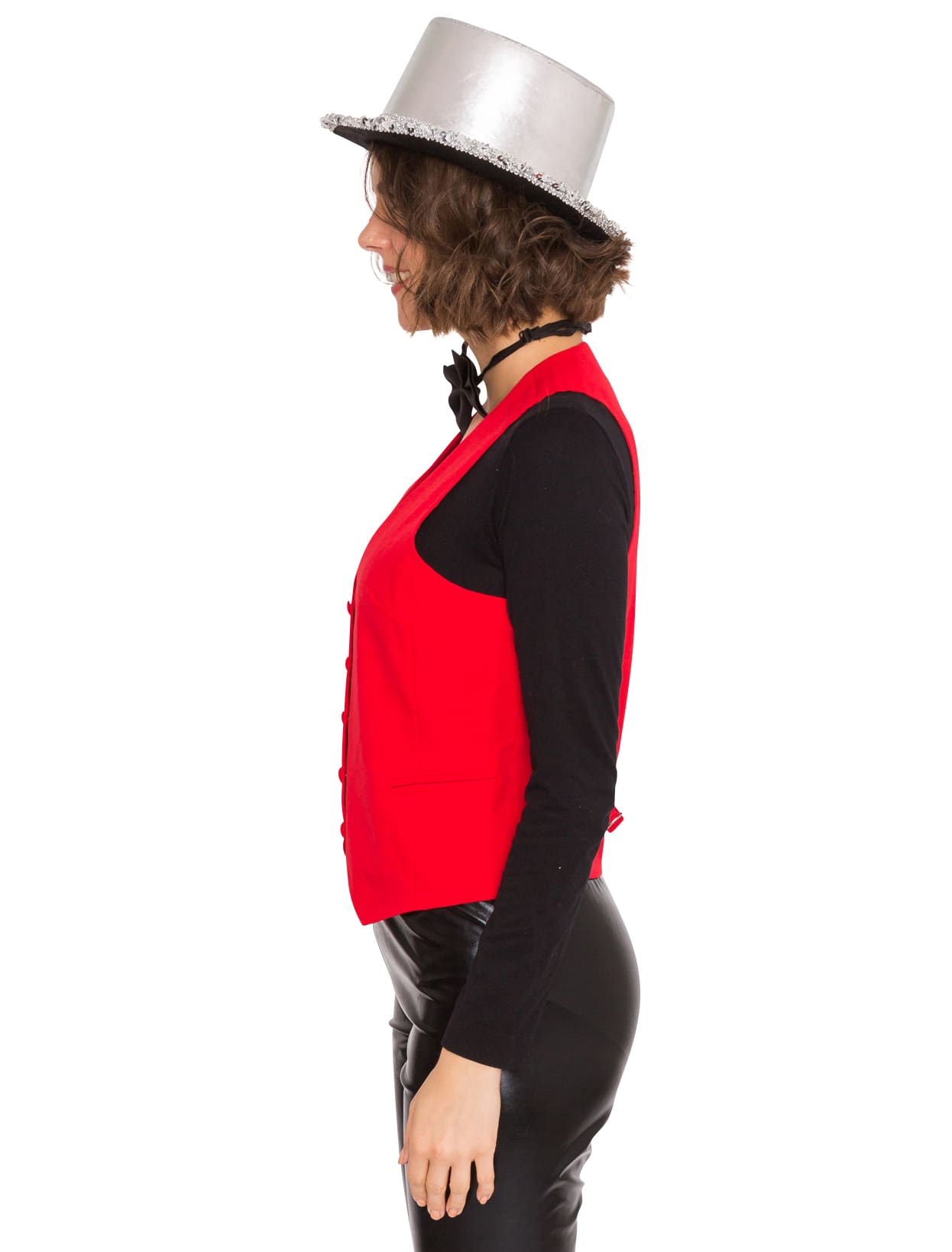 Weste Damen rot S