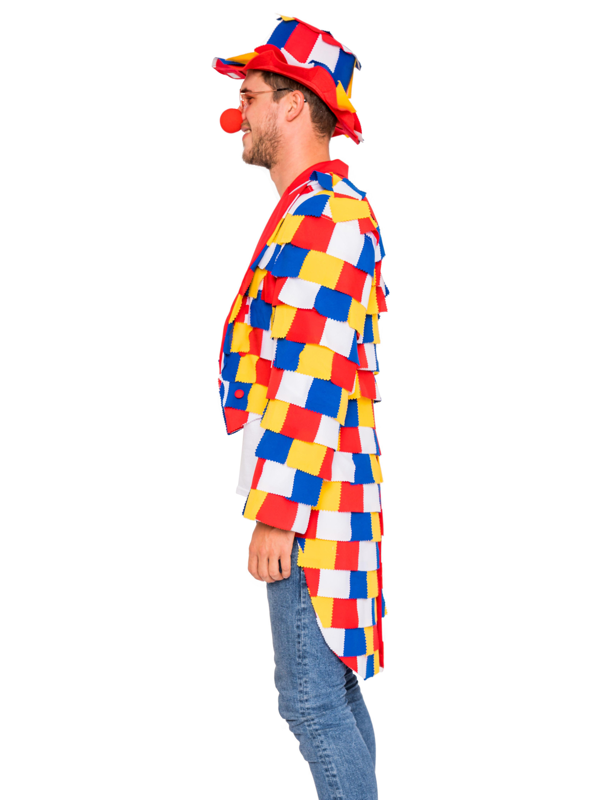 Lappenfrack Herren rot/weiß/blau/gelb 56