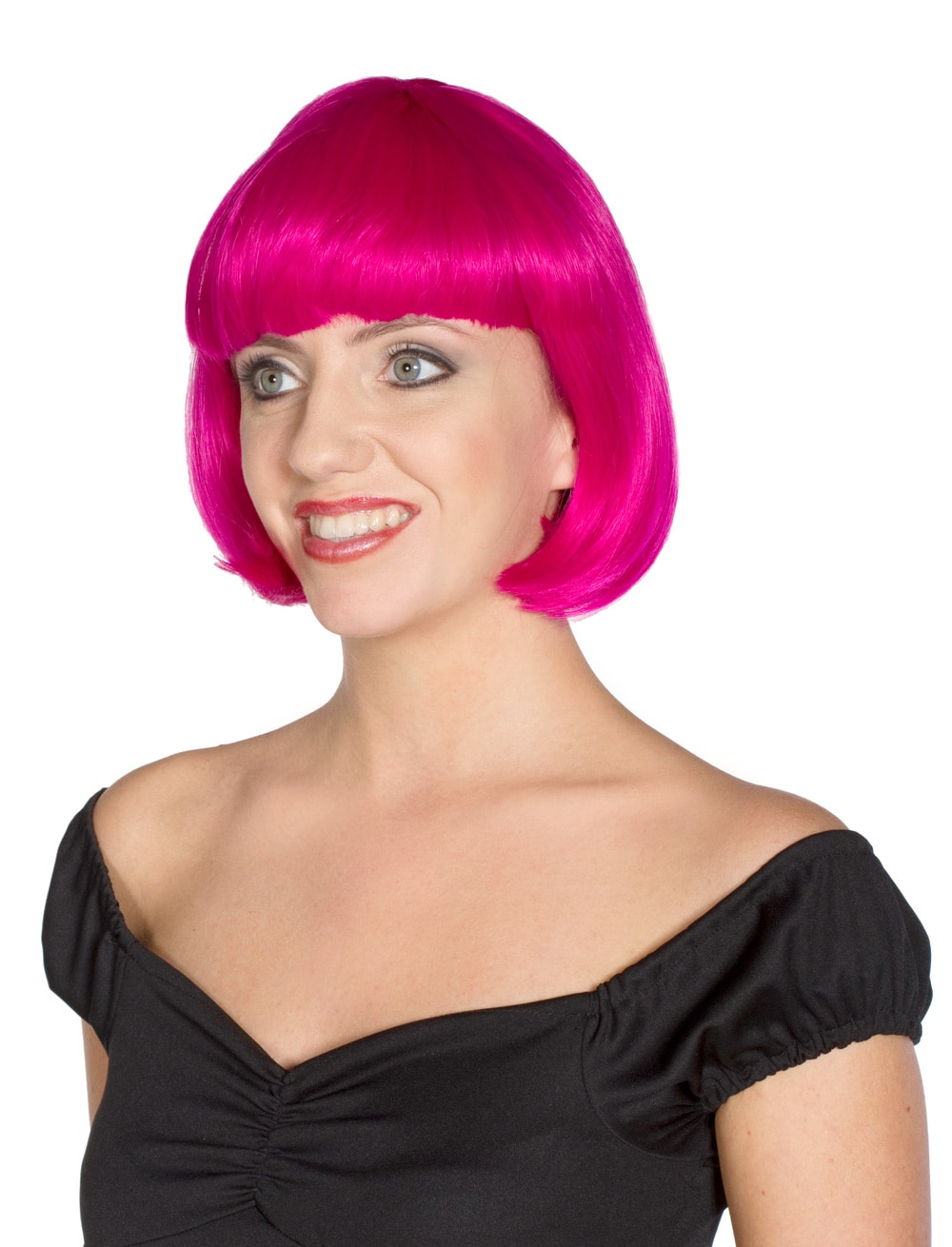 Perücke Pagenkopf fuchsia one size