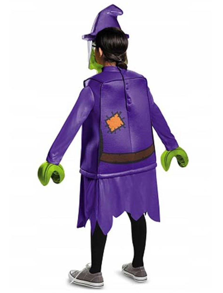 Kostüm LEGO Witch 5-tlg. Kinder lila 7-8 Jahre