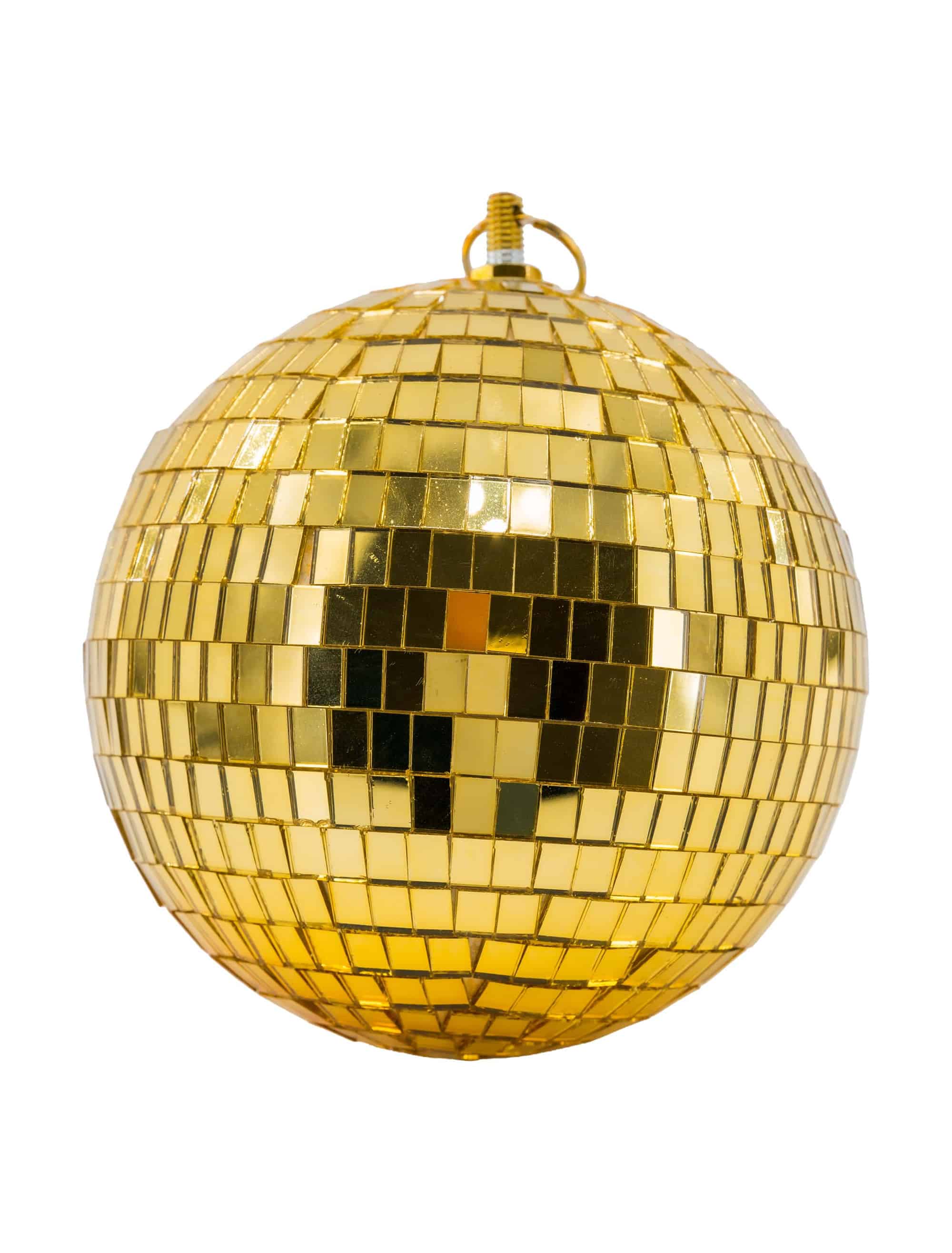 Discokugel 15cm gold