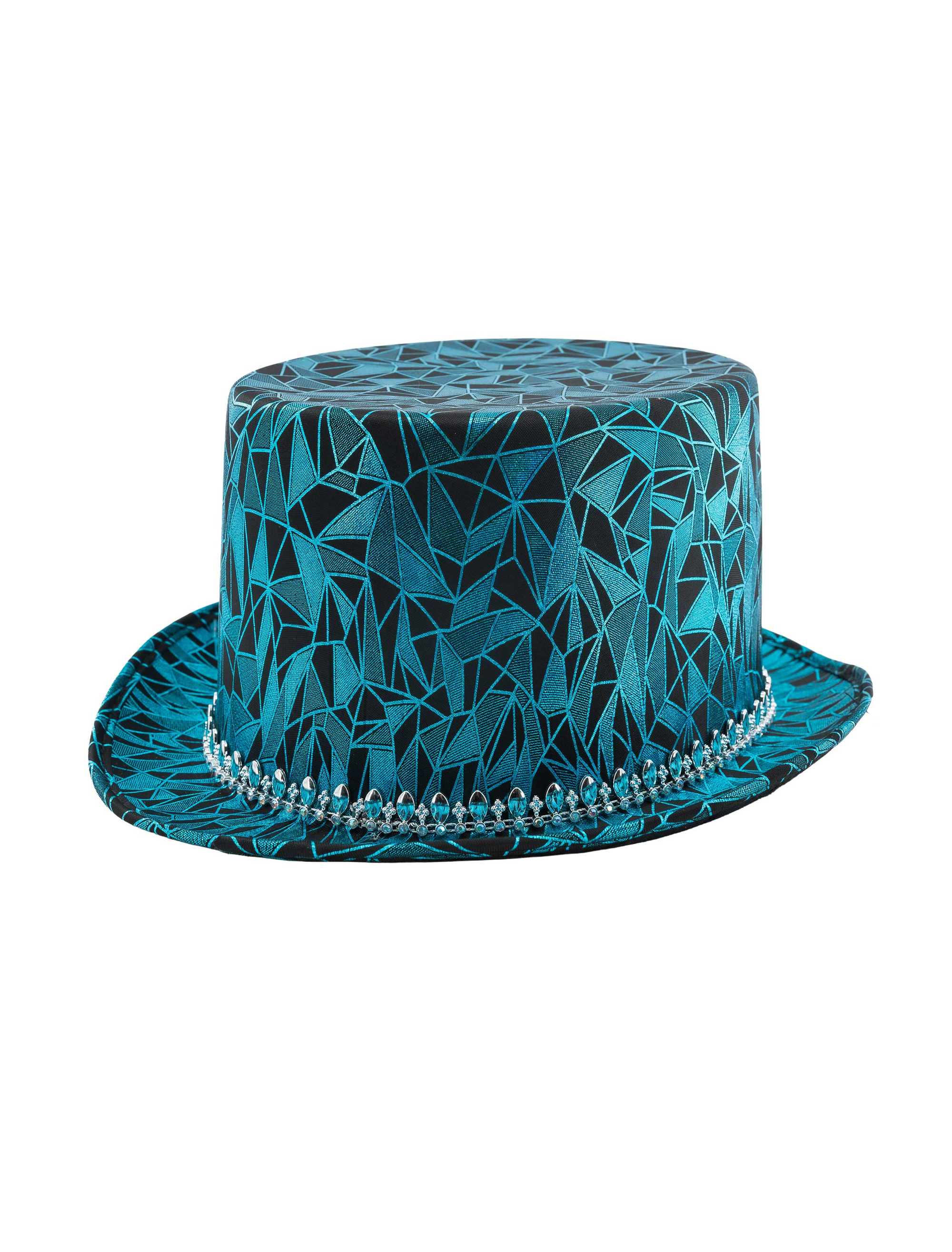 Zylinder Disco Metallic blau 60