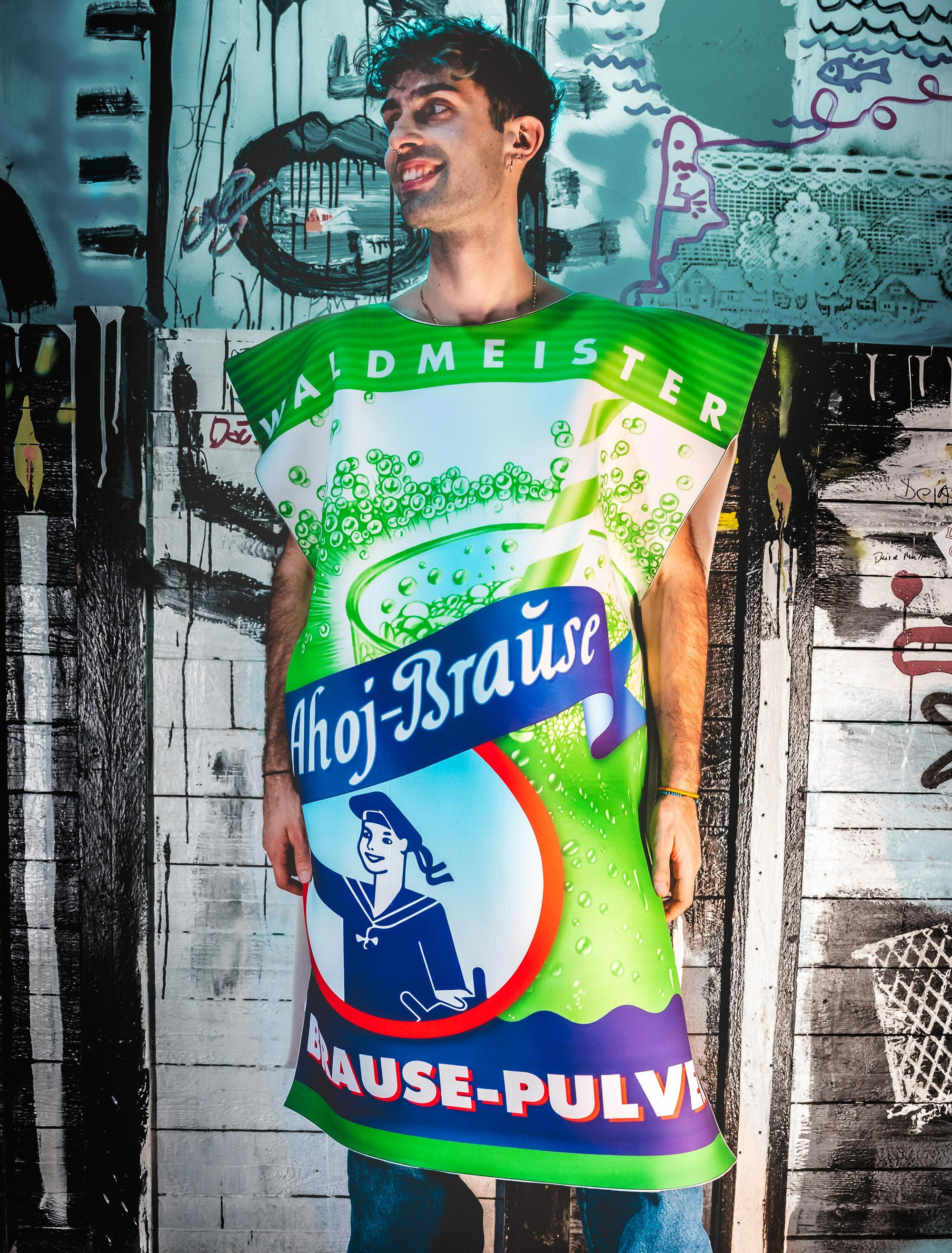 Kostüm Ahoj-Brause grün one size