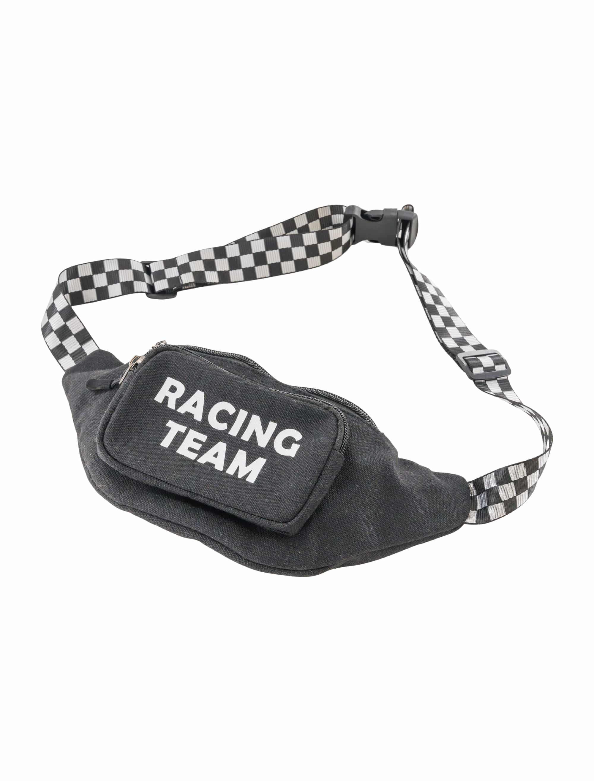 Bauchtasche Racing schwarz/weiß