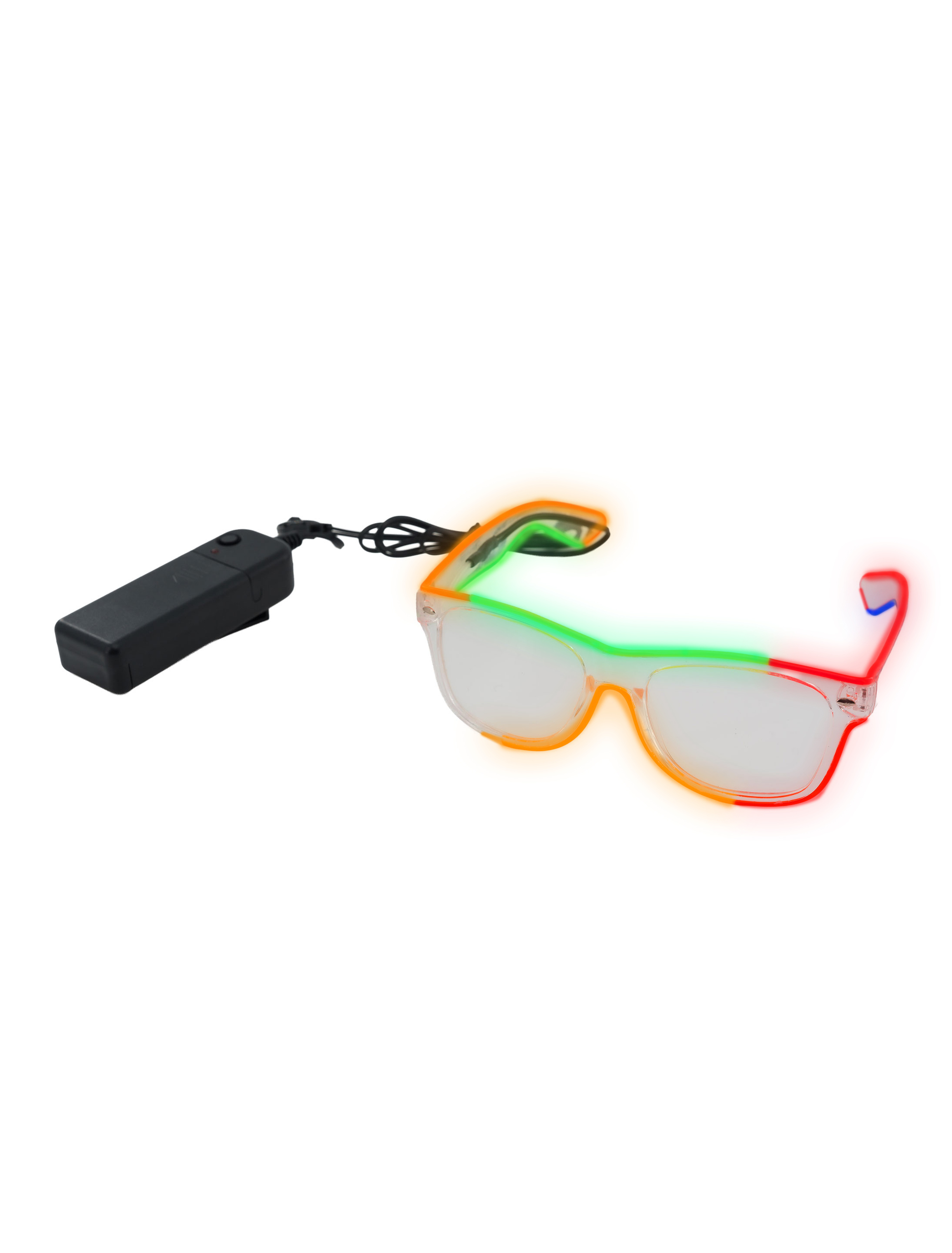 LED Brille bunt