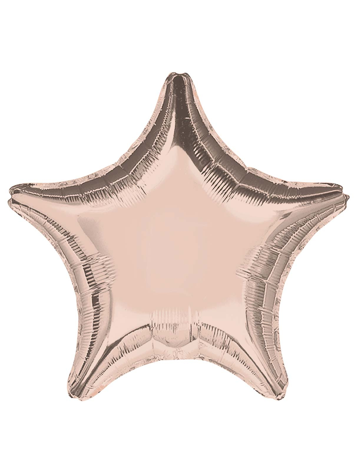 Folienballon Stern 48cm L rosegold