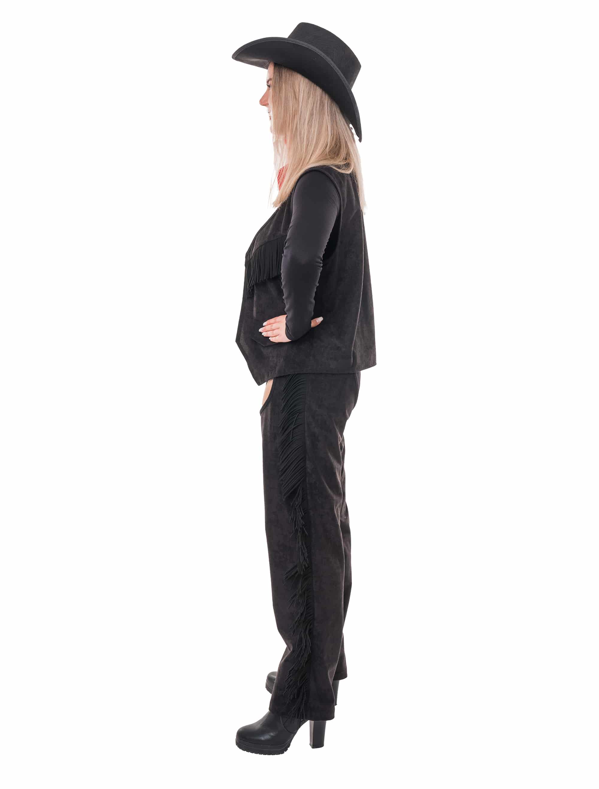 Cowboy Set 2-tlg. Herren schwarz L/XL
