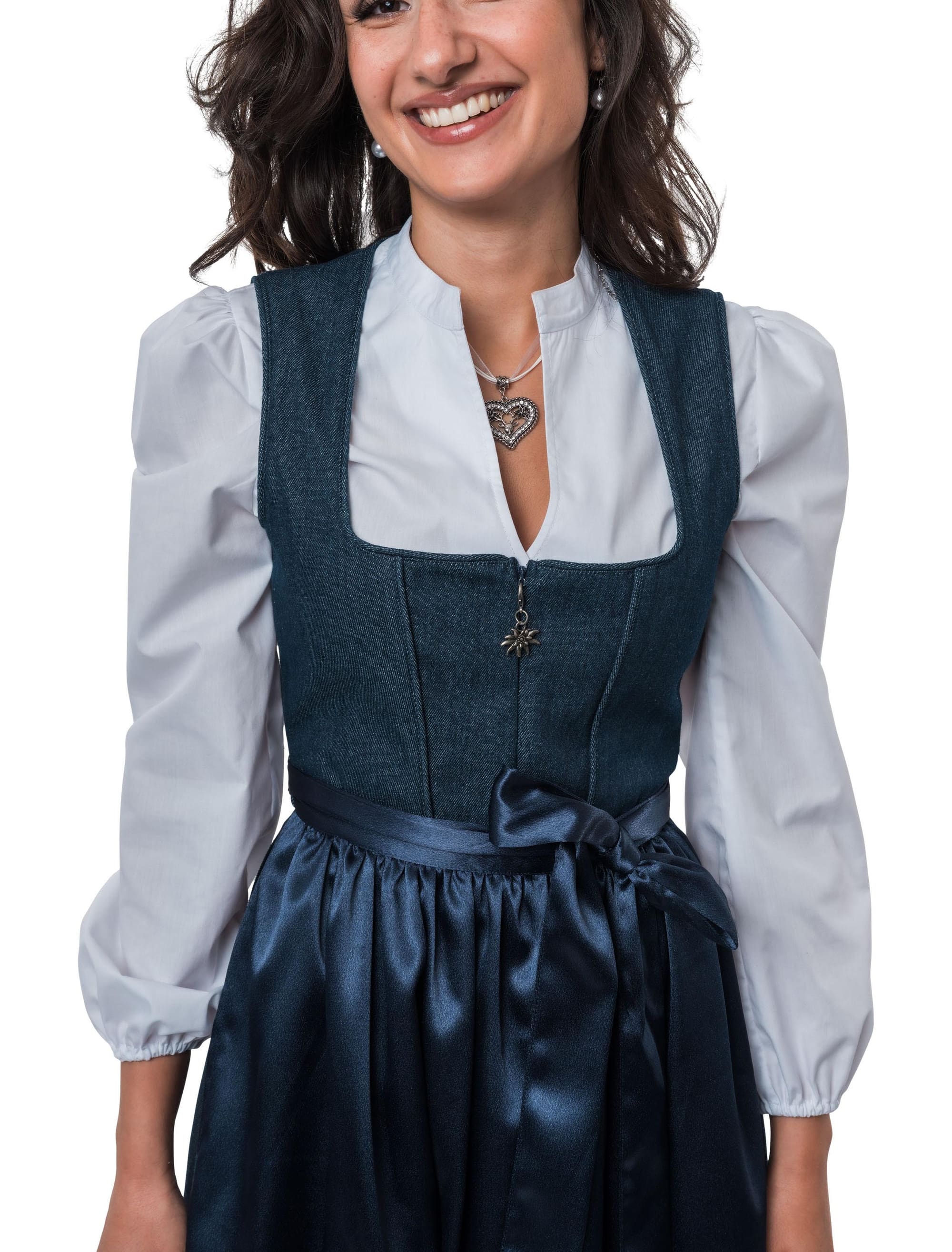 Dirndl Magda Damen blau 36