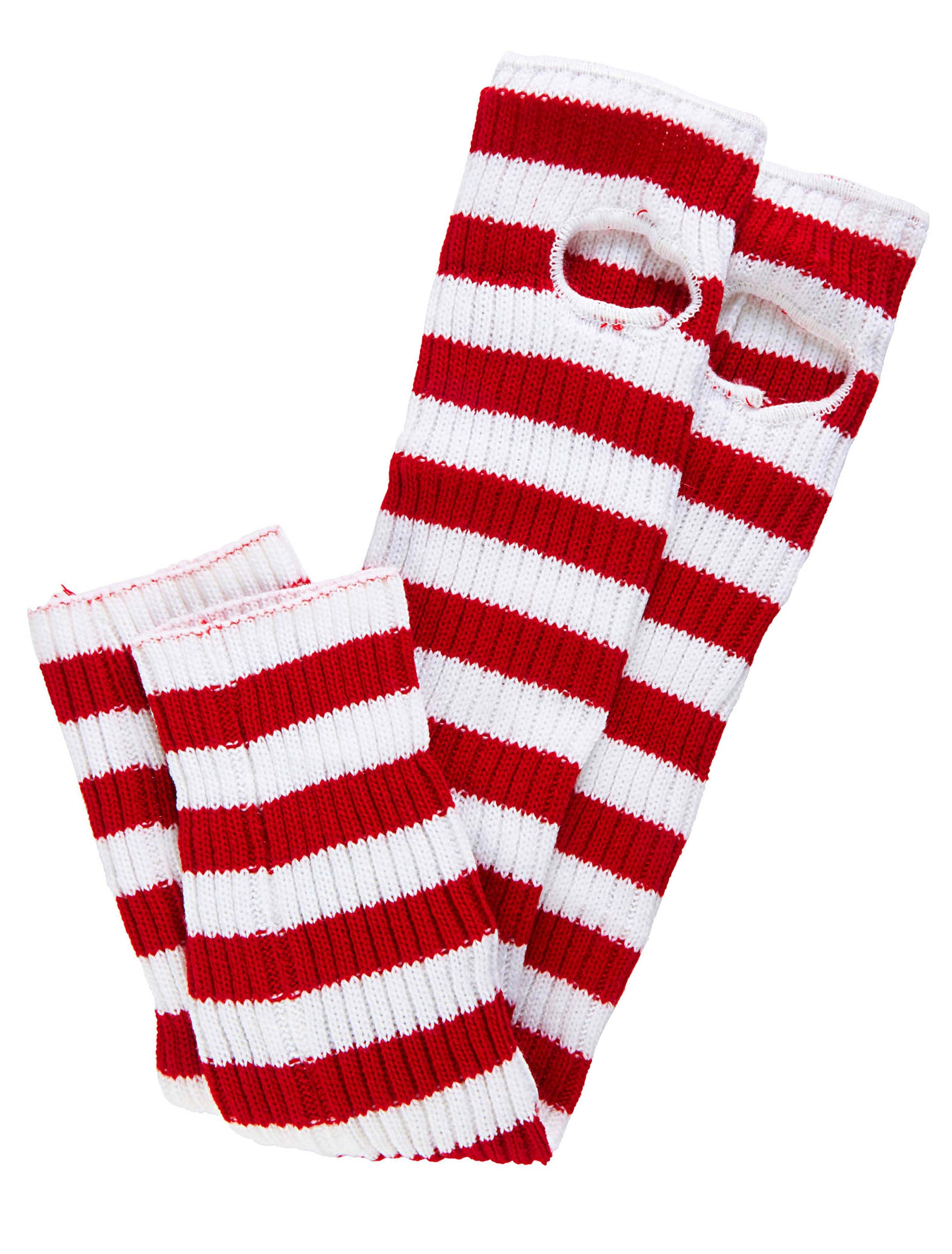 Ballettstulpen 60cm rot/weiß