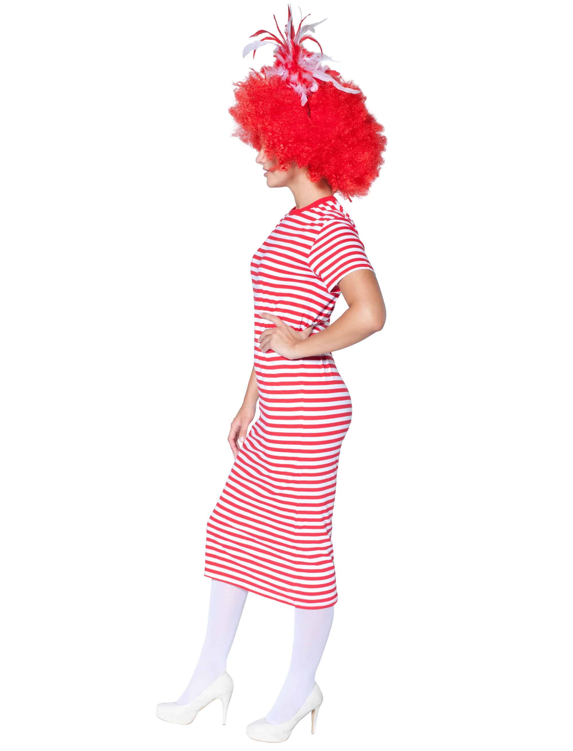 Rivelhemd kurzarm rot/weiß XS