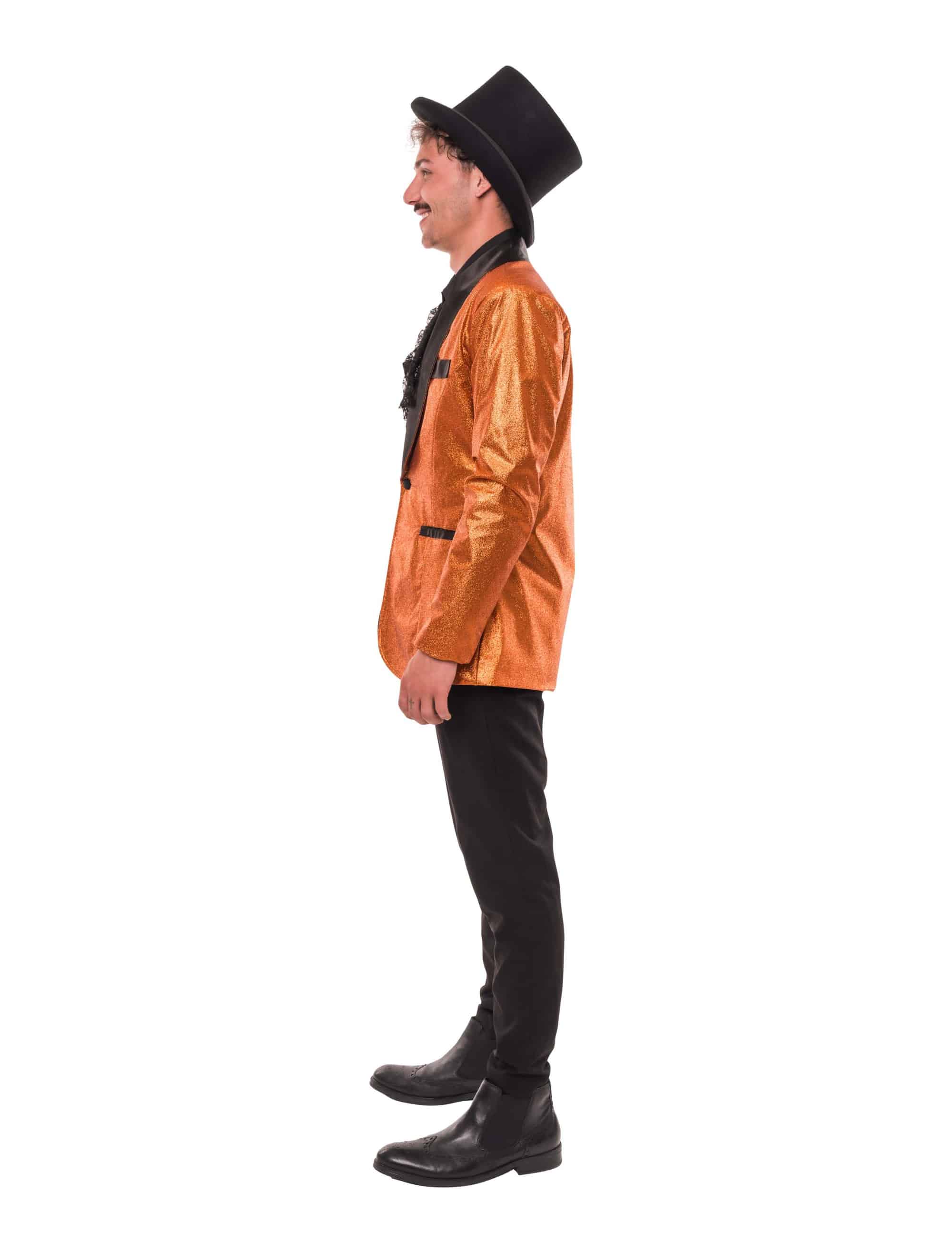 Jackett Glitzer Herren bronze L