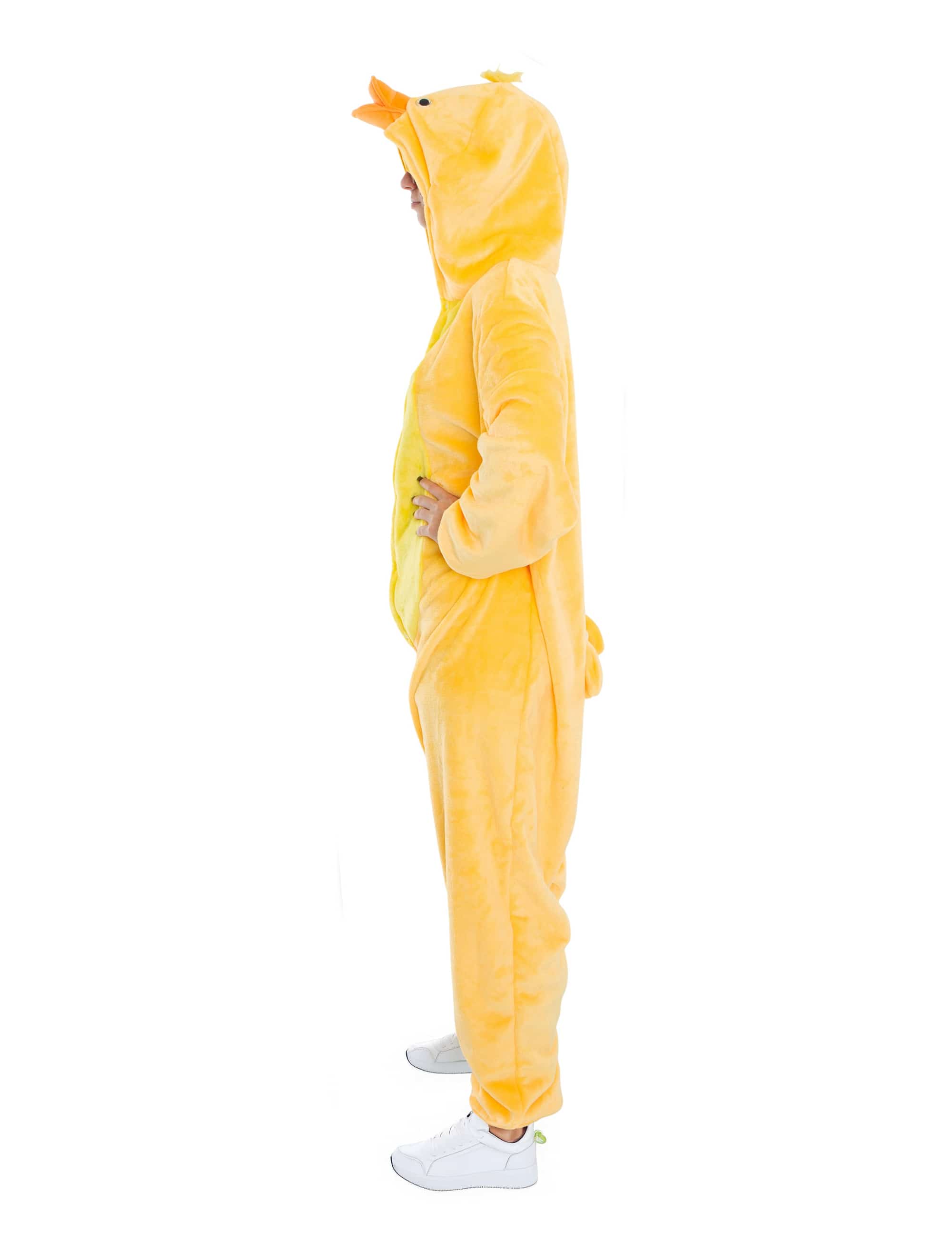 Overall Plüsch Küken Damen gelb 34/36
