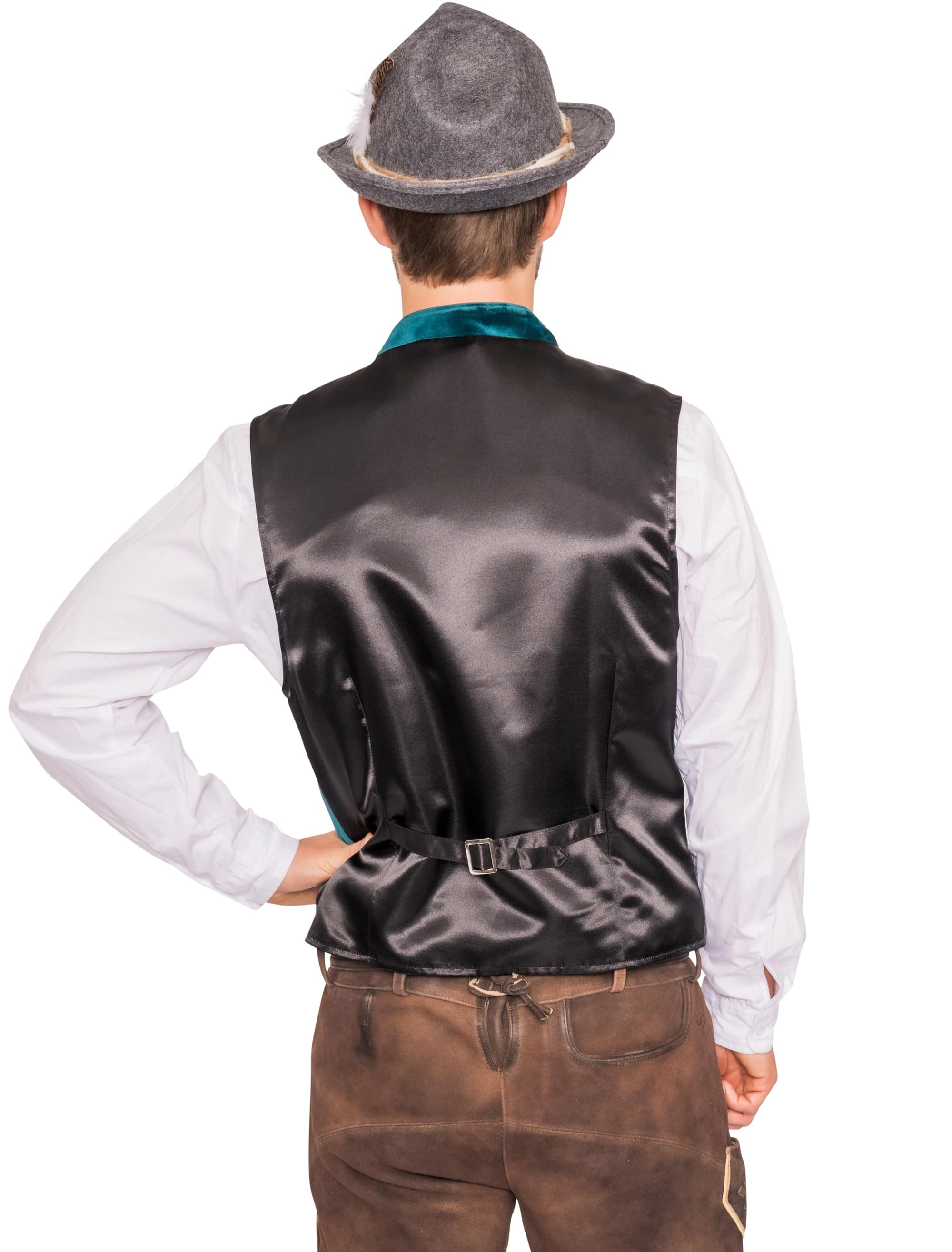 Trachtenweste Herren dunkelgrün S