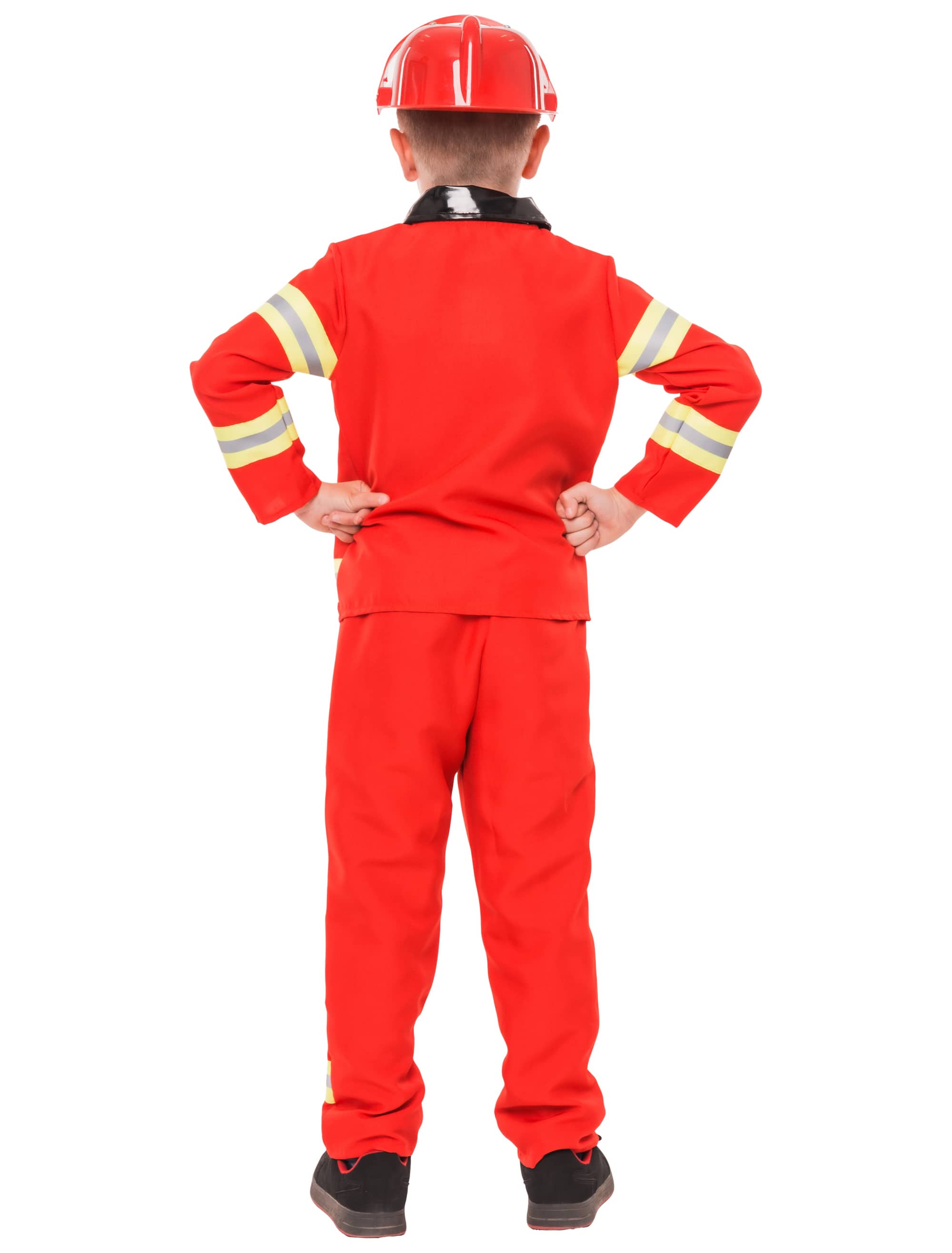 Kostüm Feuerwehrmann 2-tlg. Kinder rot/gelb 4-6 Jahre