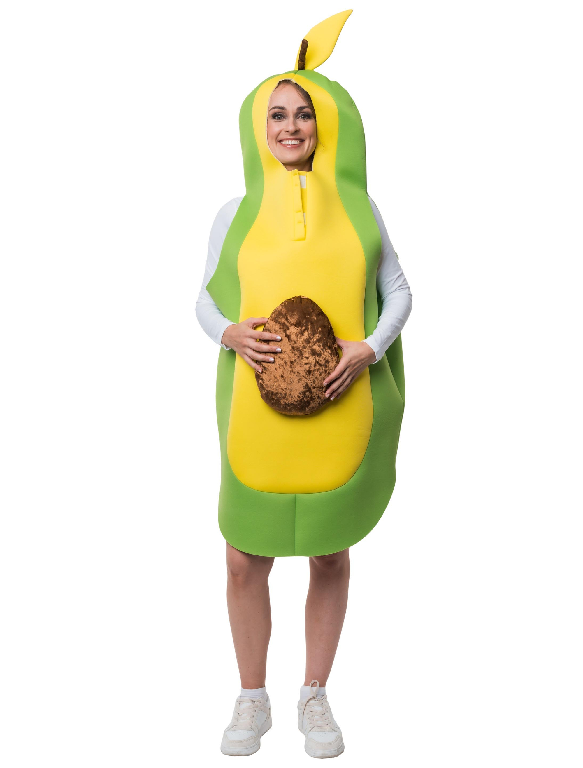 Kostüm Avocado gelb/grün one size