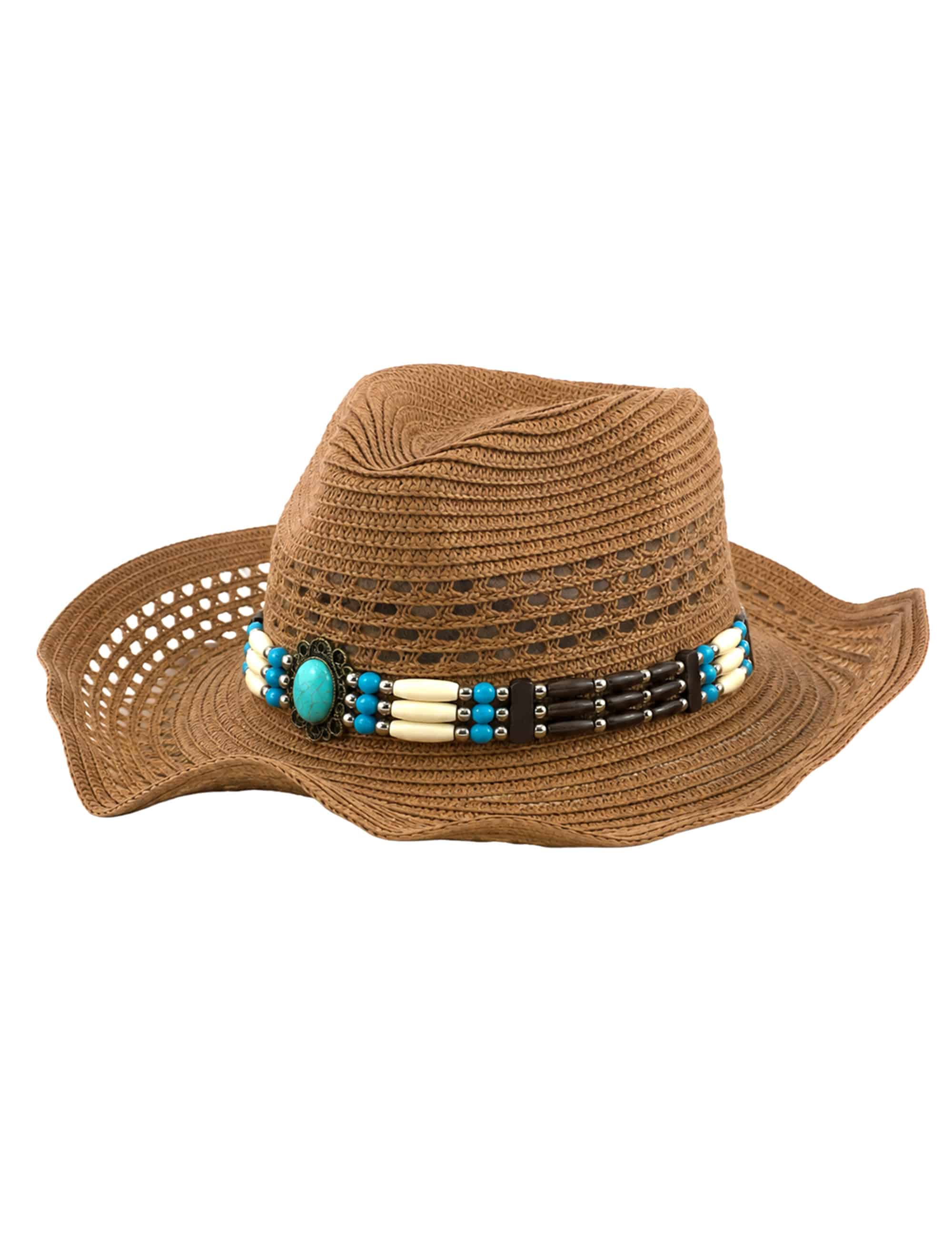 Cowboyhut Boho beige one size