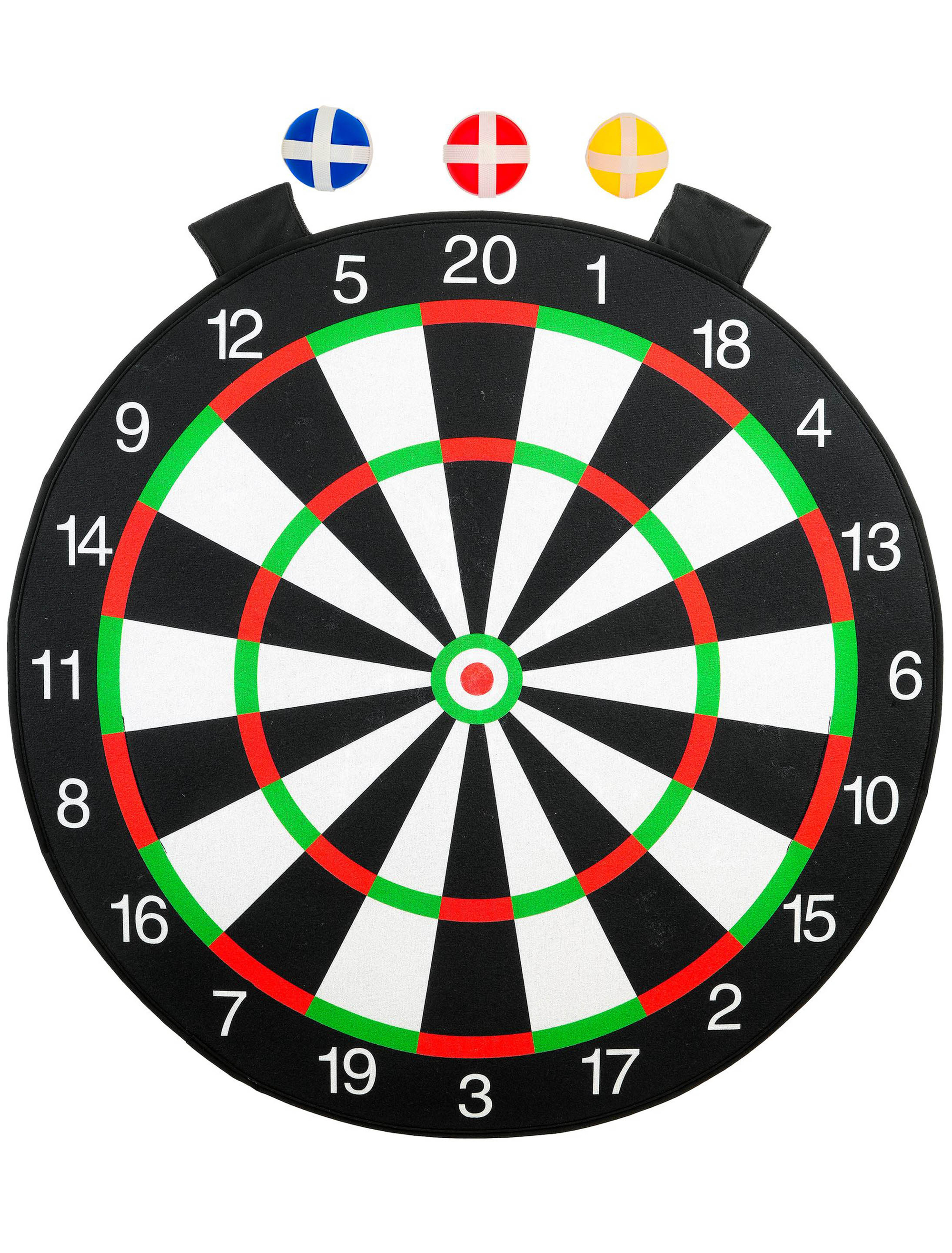 Kostüm Dartscheibe 4-tlg. bunt one size
