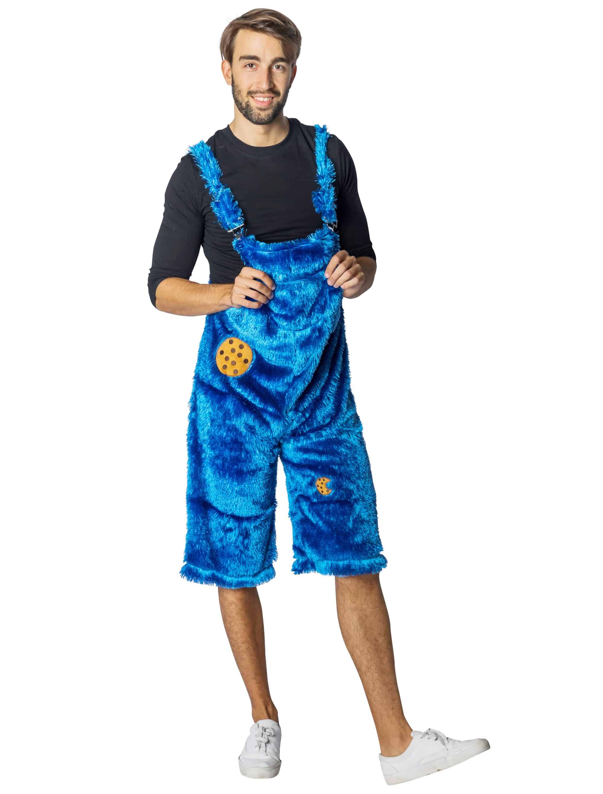 Latzhose Krümelchen blau M/L