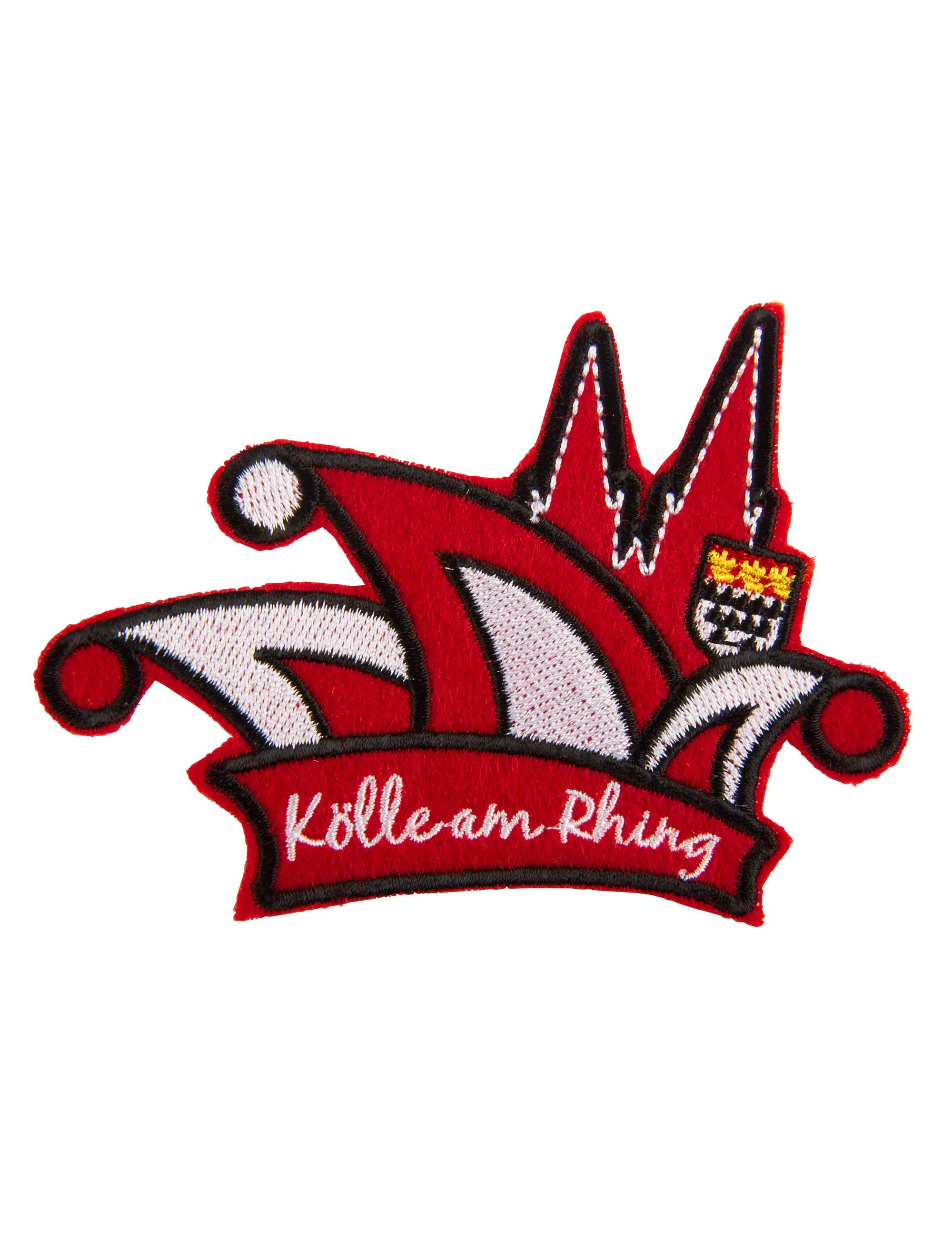 Bügelpatch Kölle am Rhing 7cm