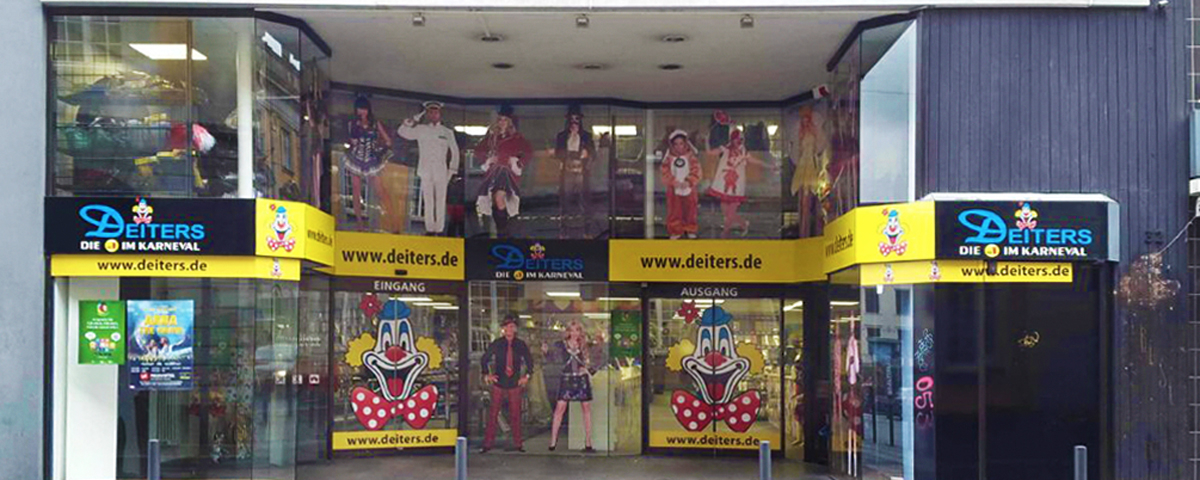 Deiters Kostümladen in Bonn-City Außenansicht