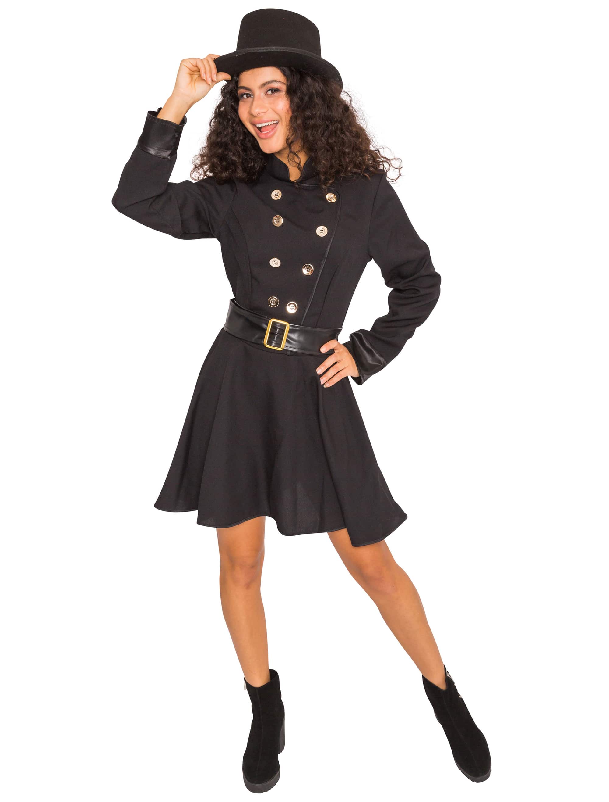 Kleid Schornsteinfegerin Damen 2-tlg.