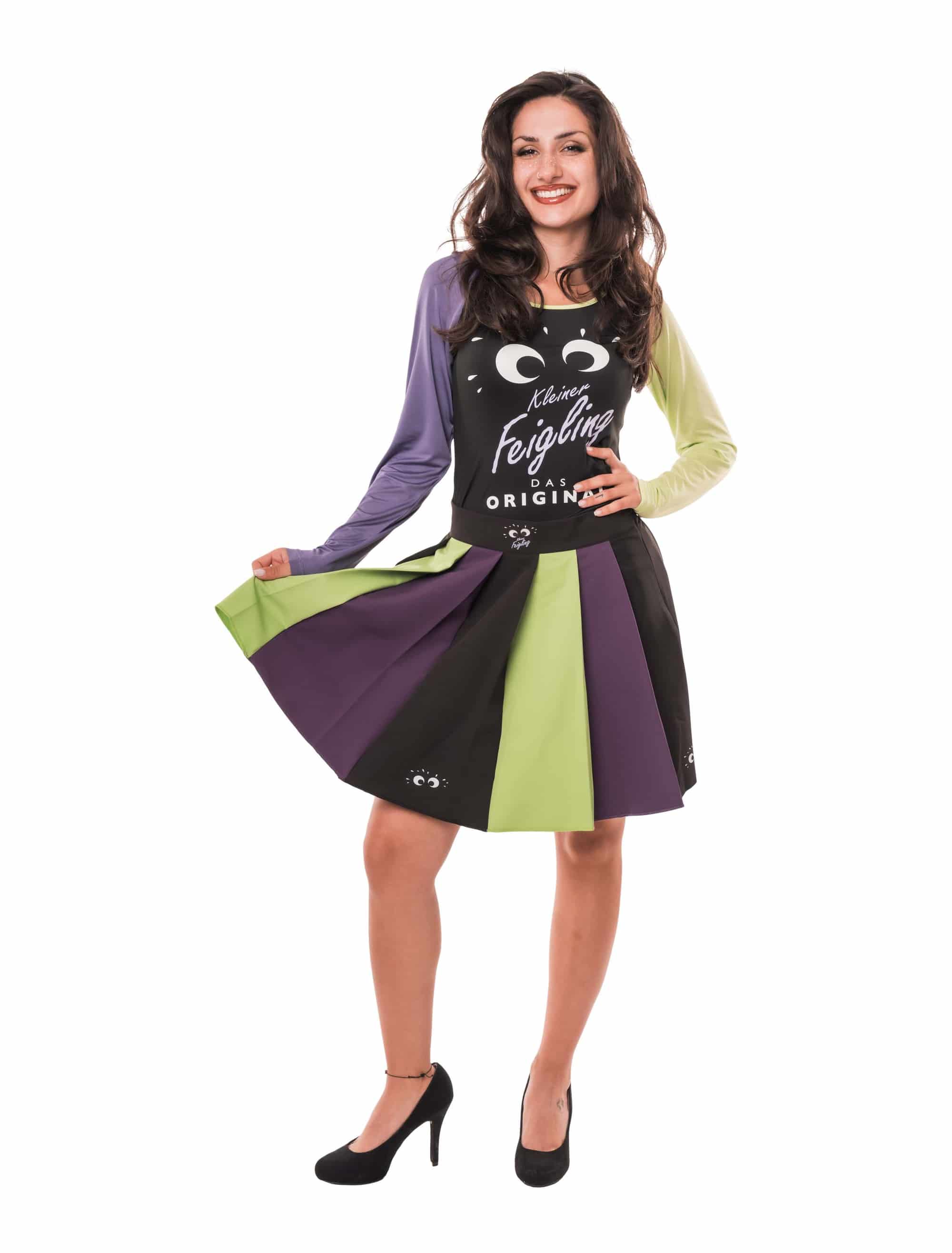 Rock Kleiner Feigling Damen schwarz/grün L/XL