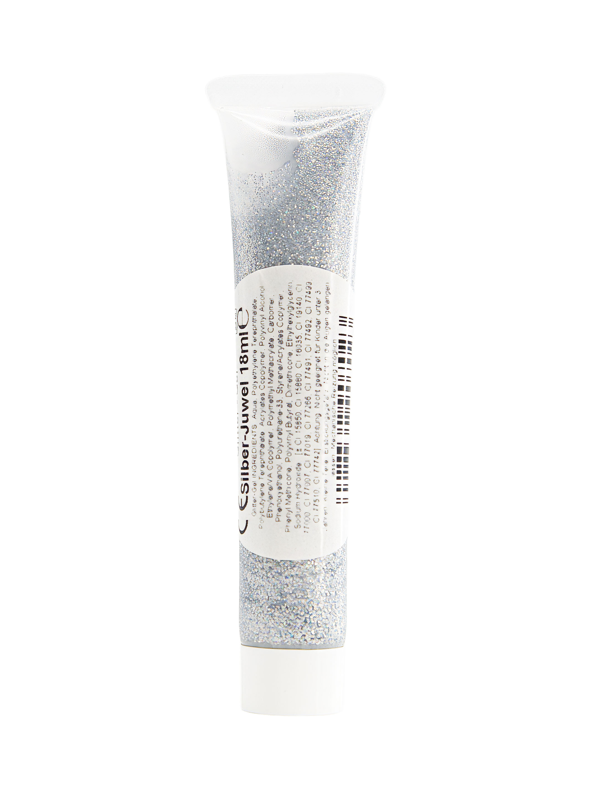 Glitzer-Gel Juwel 18ml silber