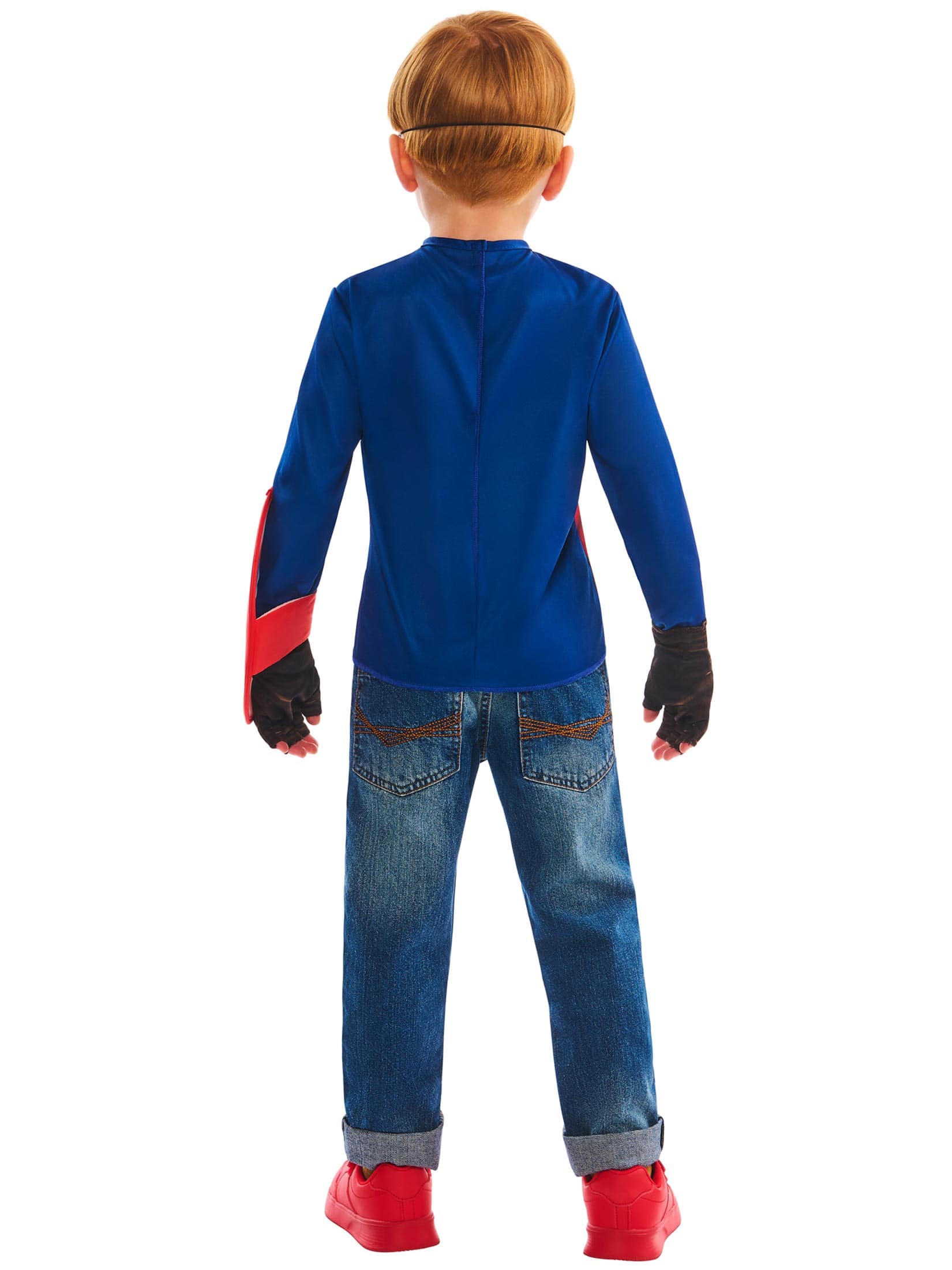 Captain America 4-tlg. Kinder rot/blau 4-6 Jahre