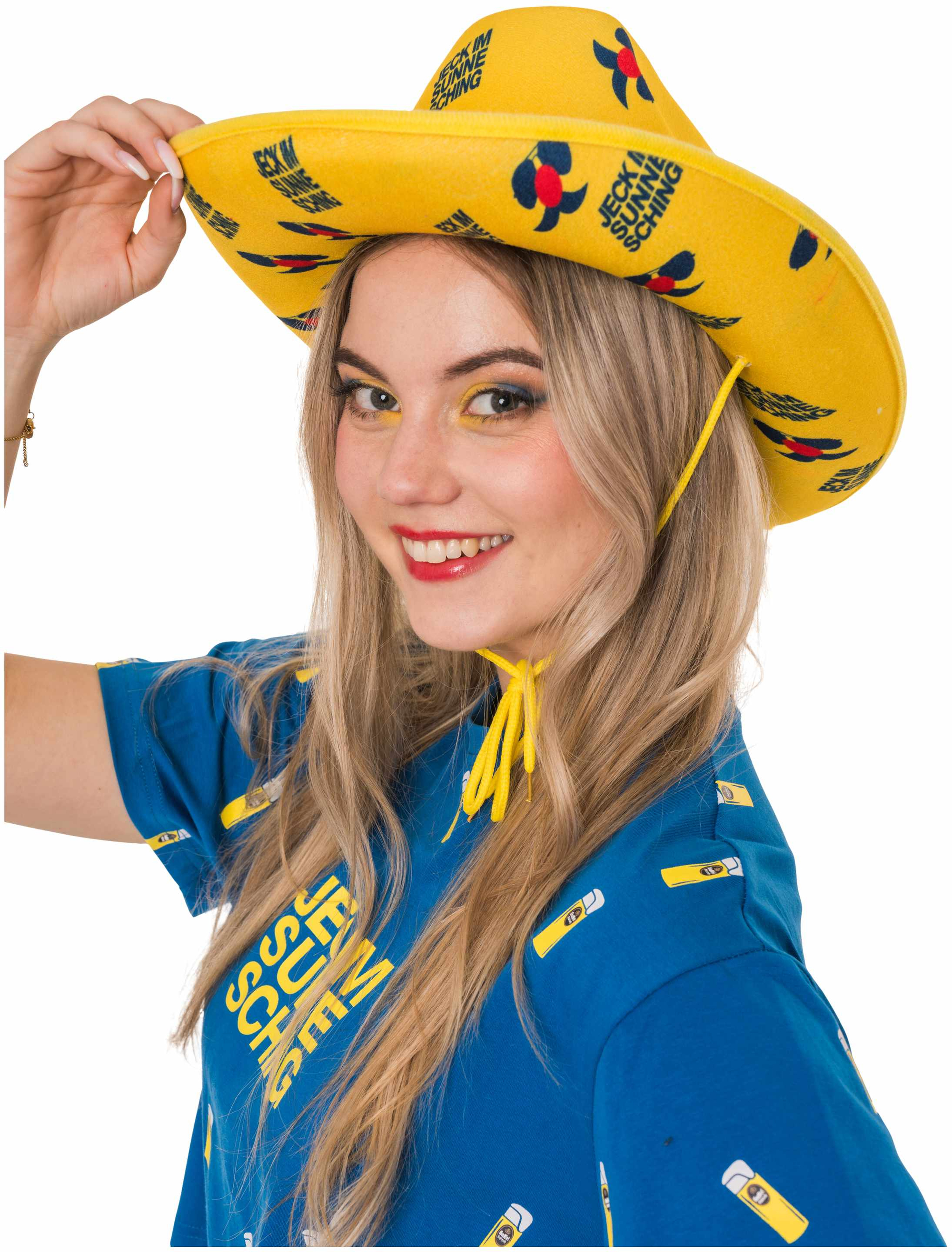 JIS Cowboyhut Jeck im Sunnesching gelb one size