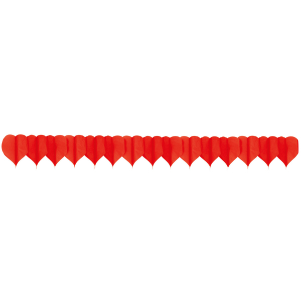 Girlande Herz rot 4m