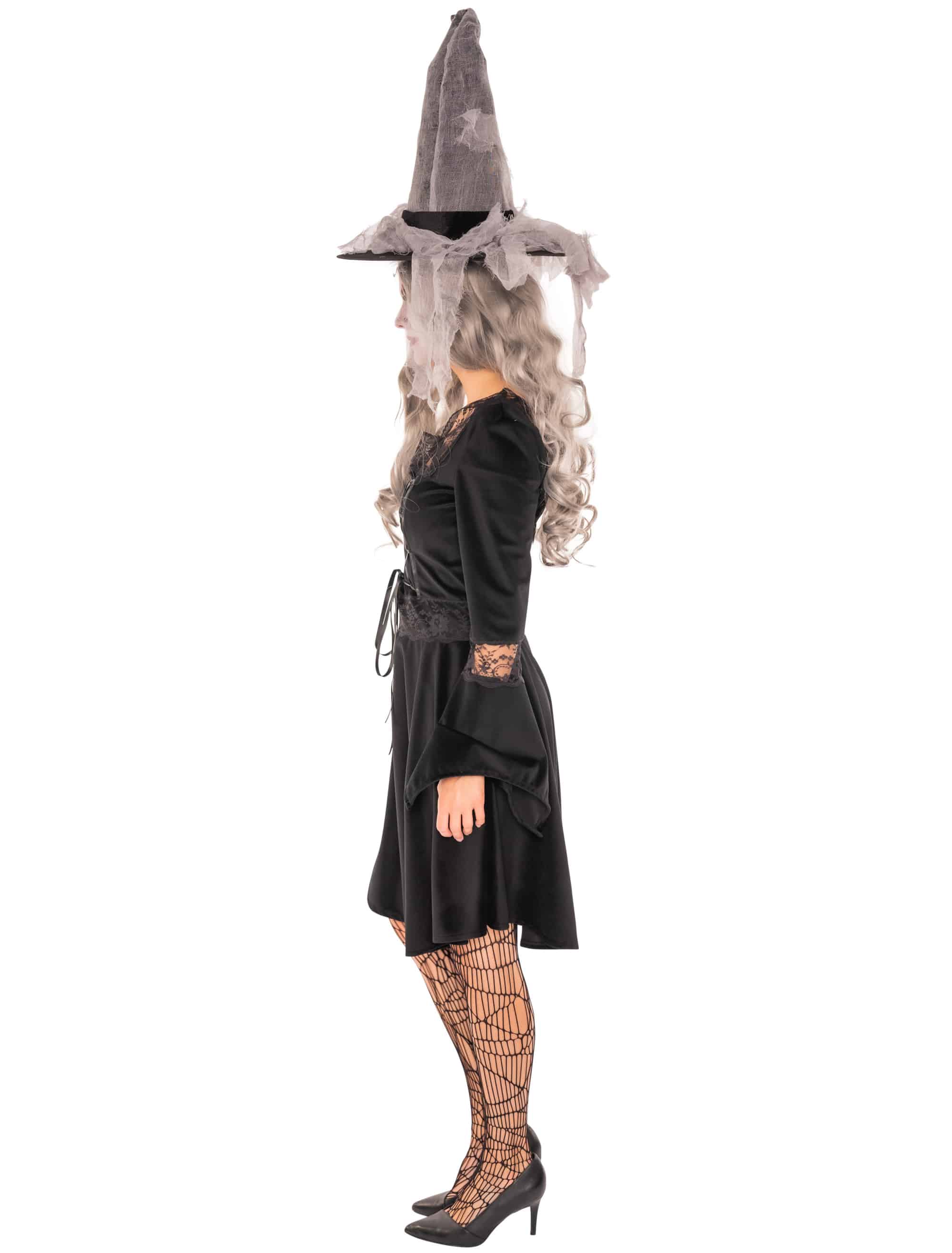 Kleid langarm Damen schwarz L/XL