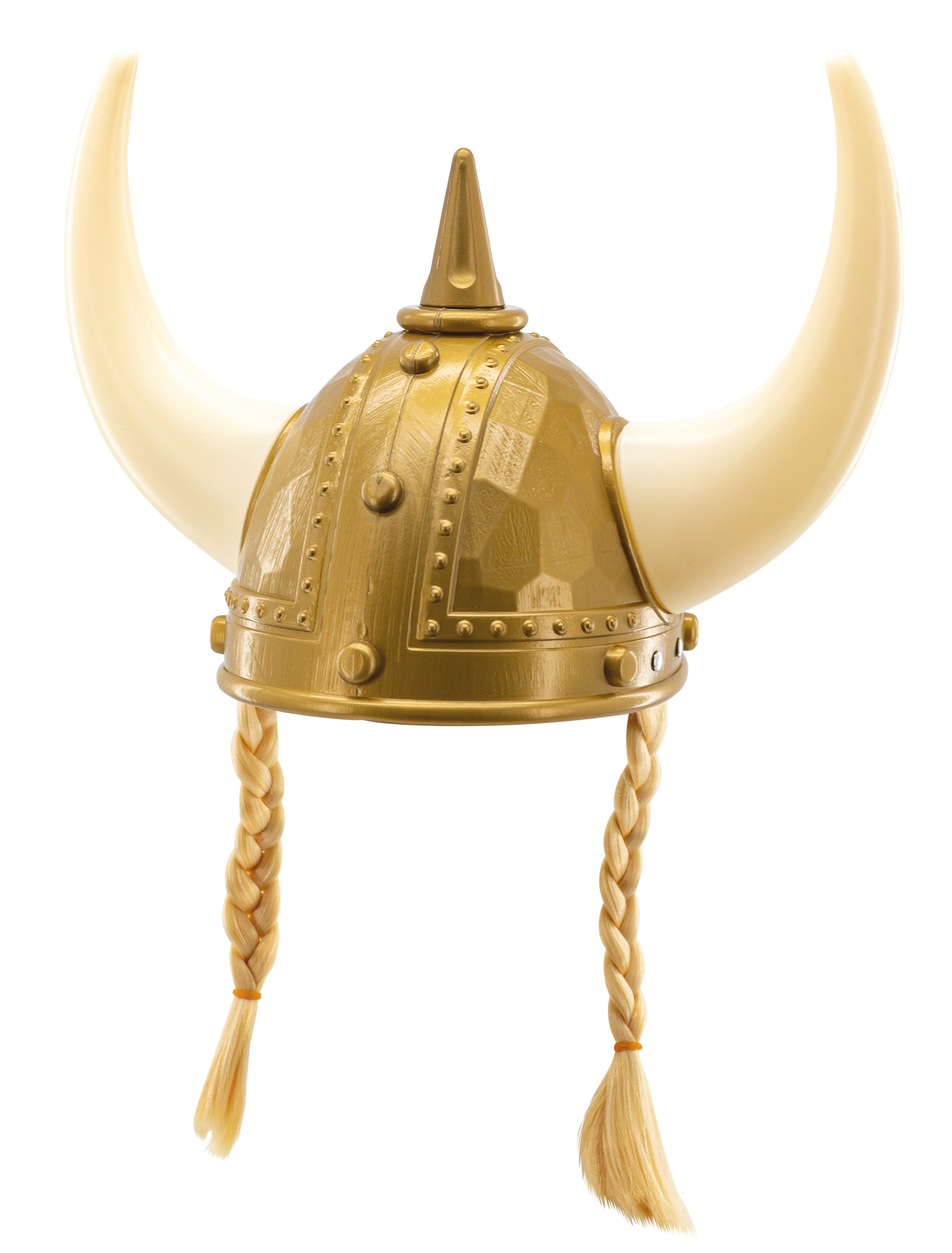 Wikingerhelm mit Zöpfen