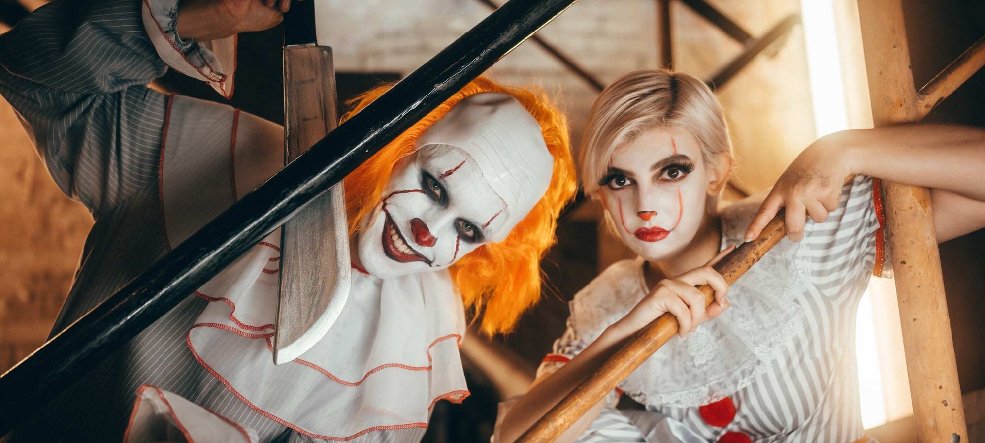 Partnerkostüm Horrorclown