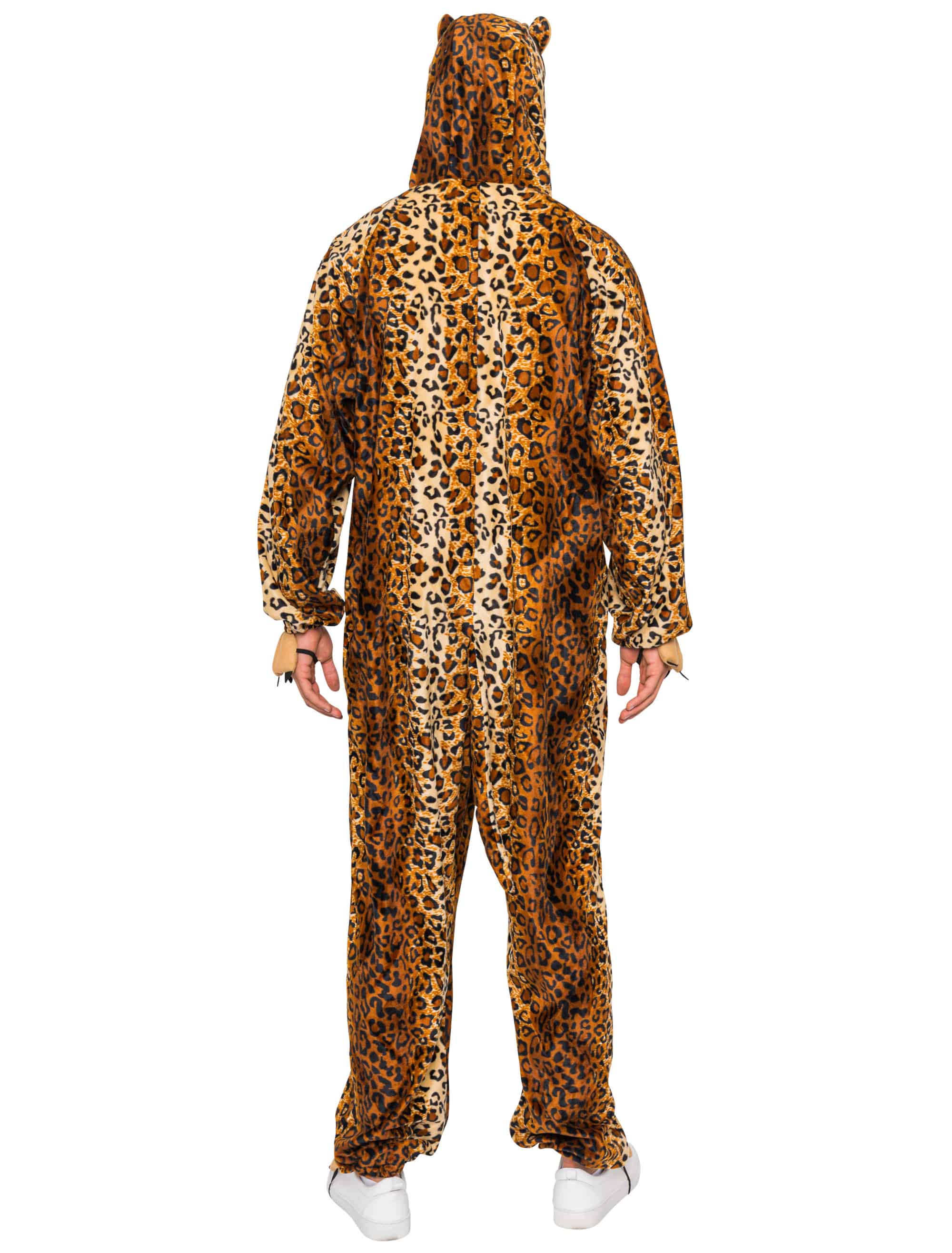 Overall Leopard Plüsch Herren braun 56-58