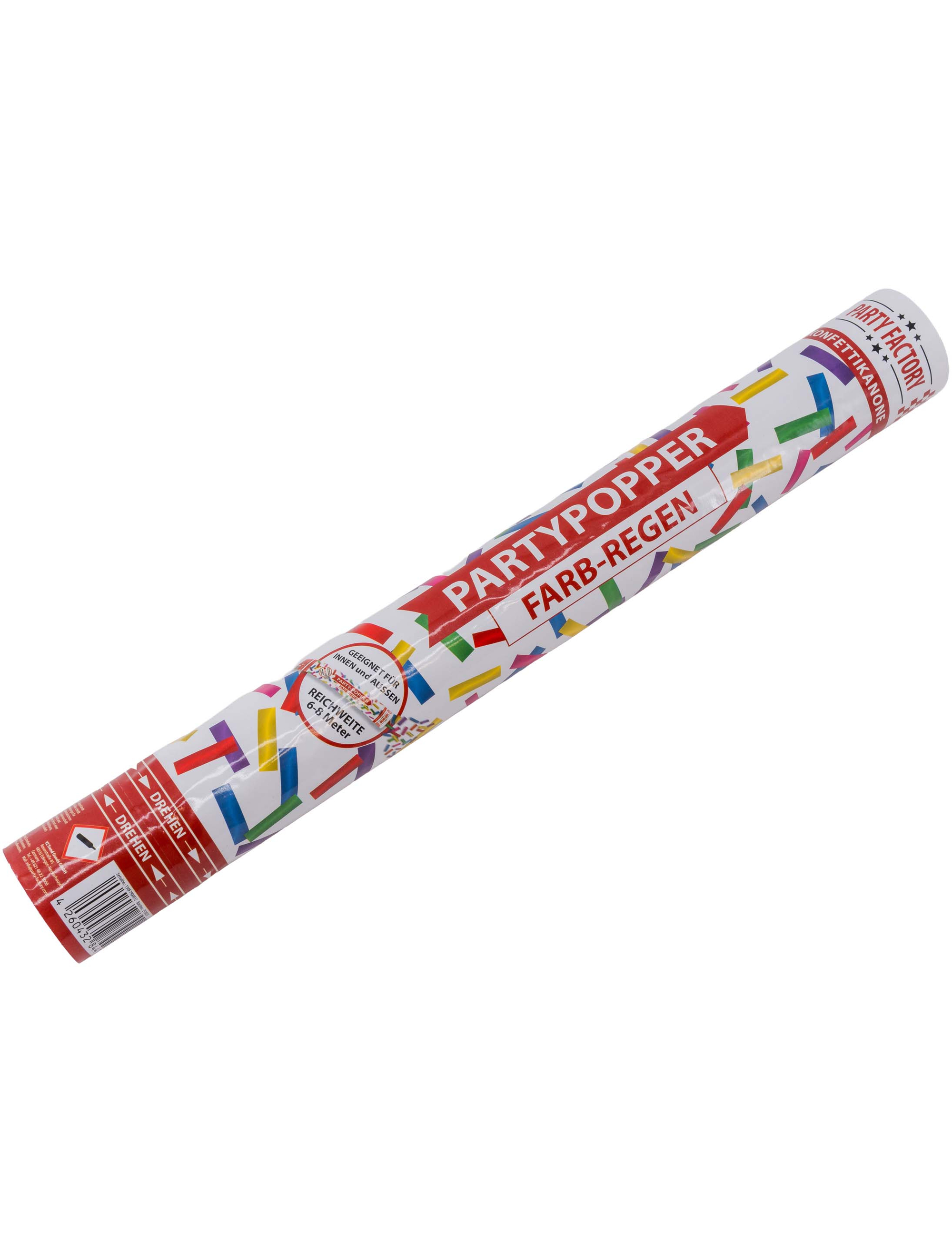 Party Popper Streifen 40cm bunt