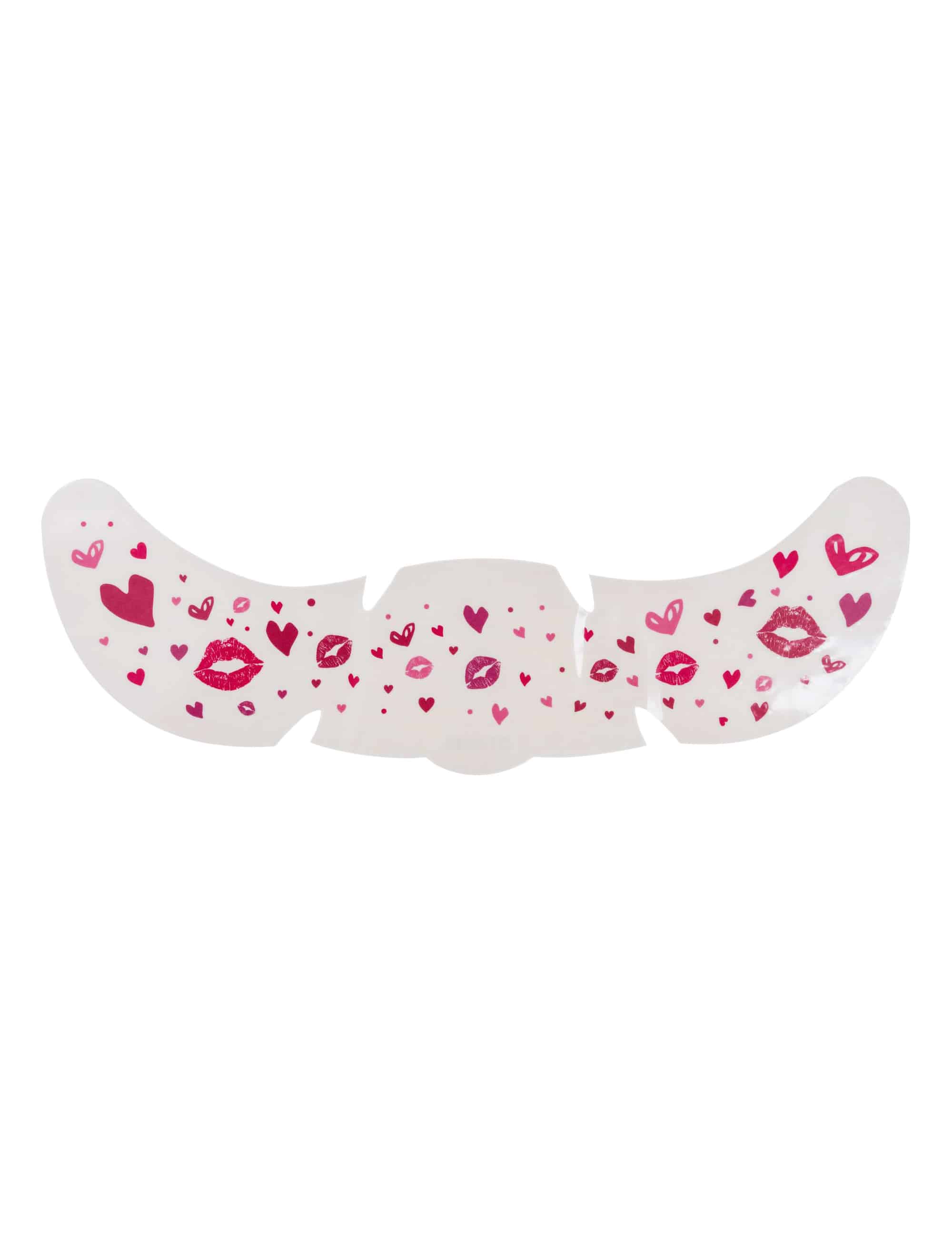 Gesichtstattoo Sommersprossen Love pink
