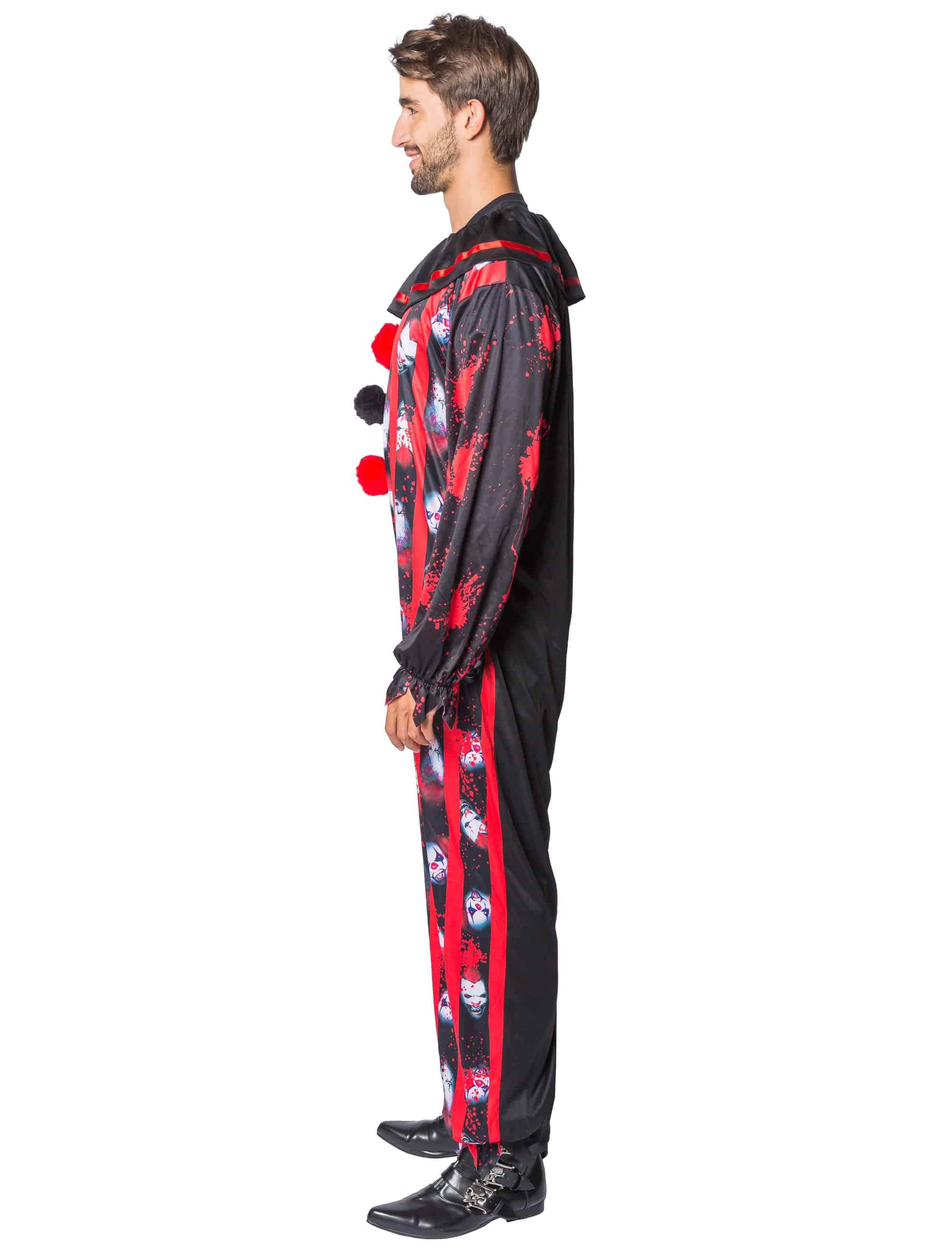 Jumpsuit Gruselclown Herren